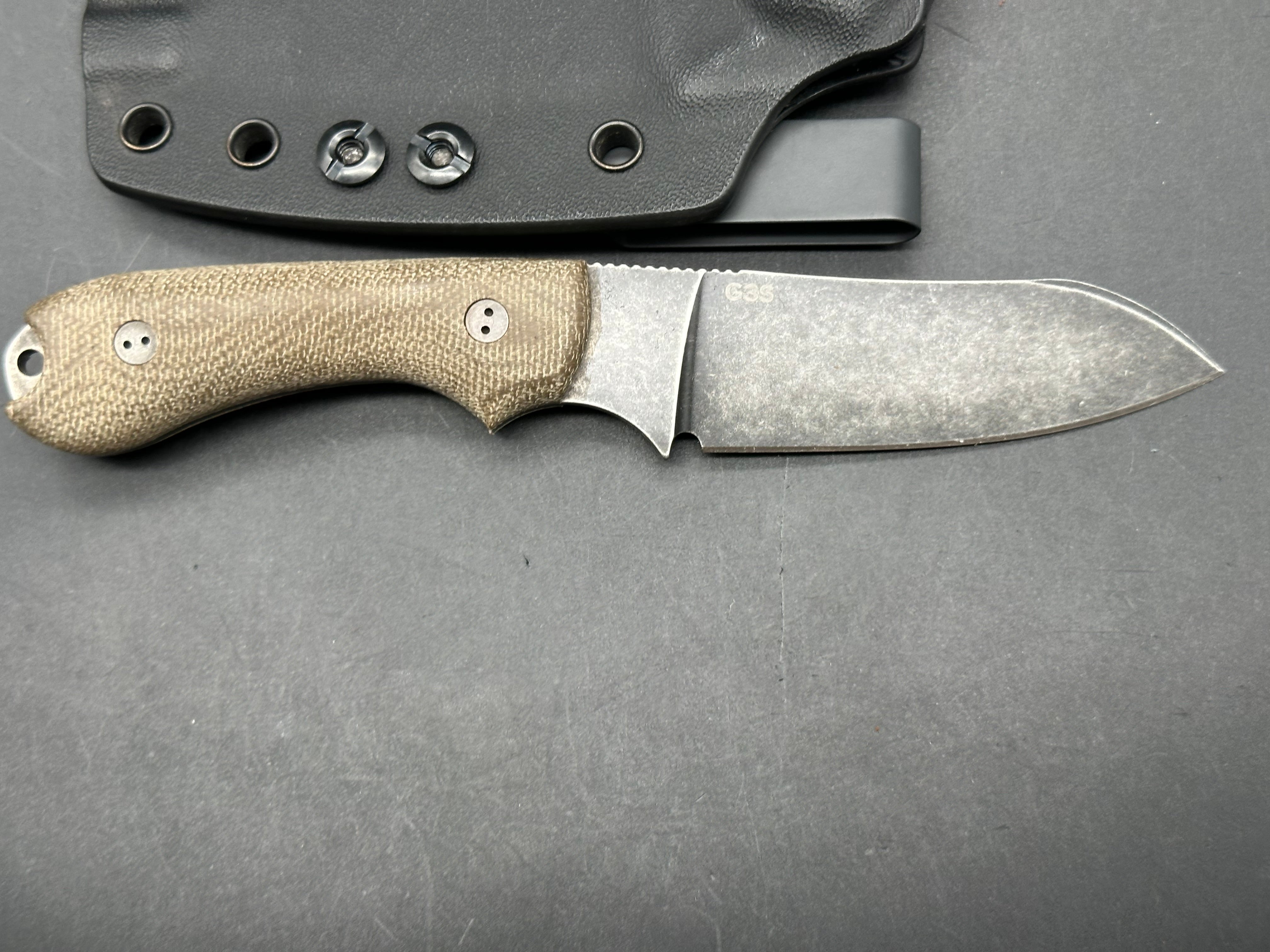 Bradford Knives - Guardian 3.5 Sheepsfoot fixed blade
