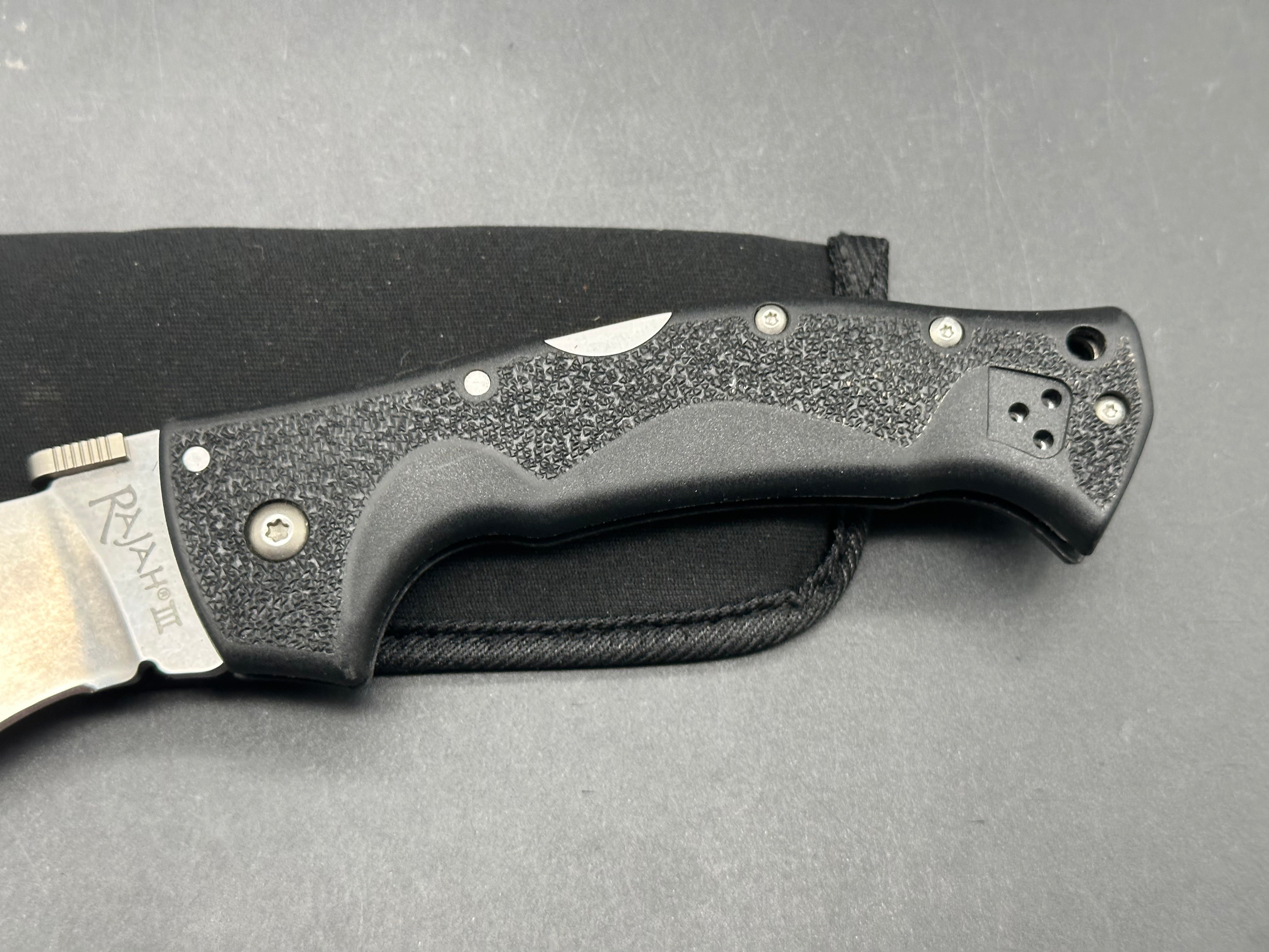 Cold Steel Rajah III Folding Knife (3.5" Stonewash)