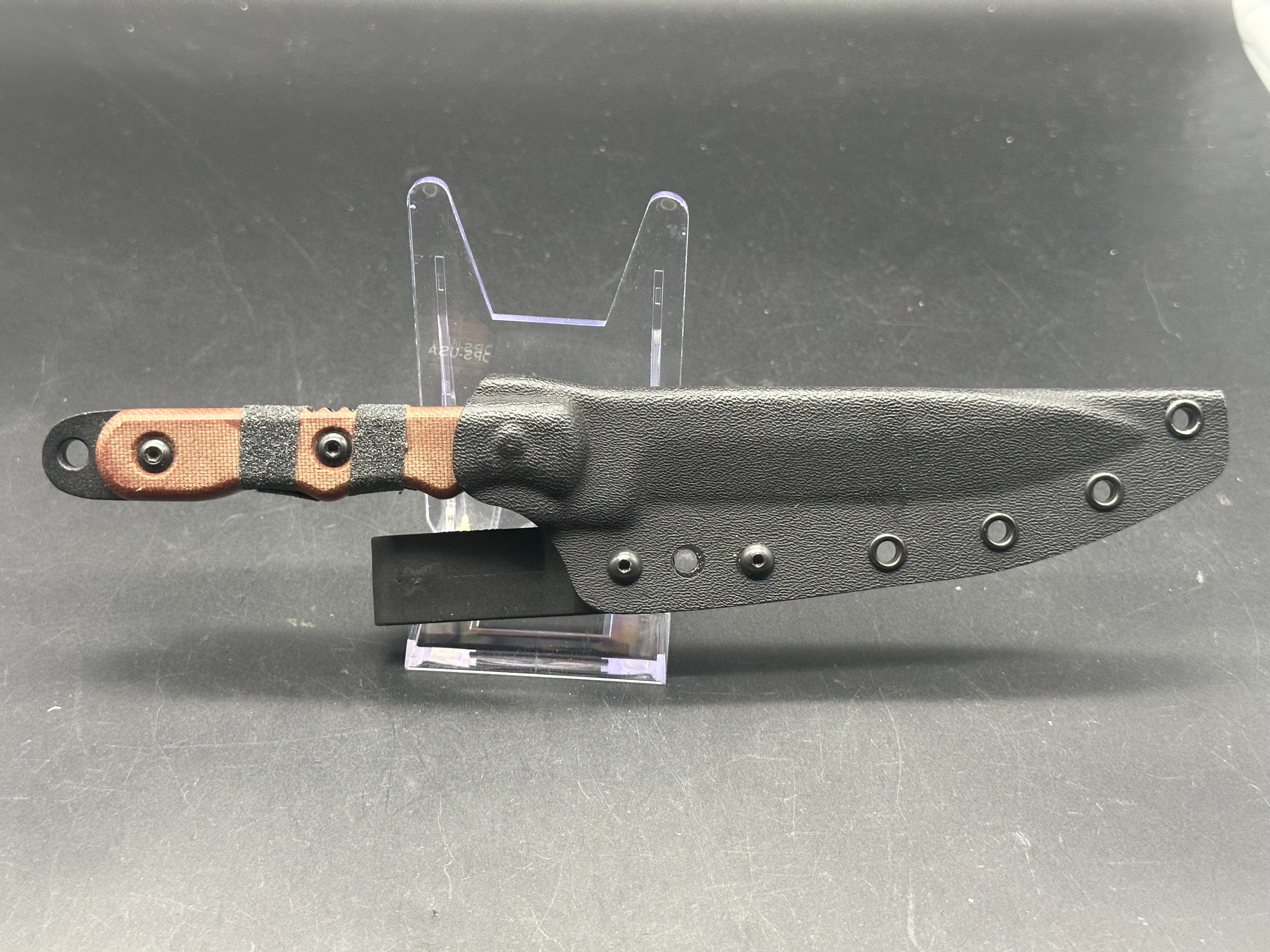 TOPS Knives Ranger Bootlegger 2 Fixed Blade Knife (5" Black Plain)