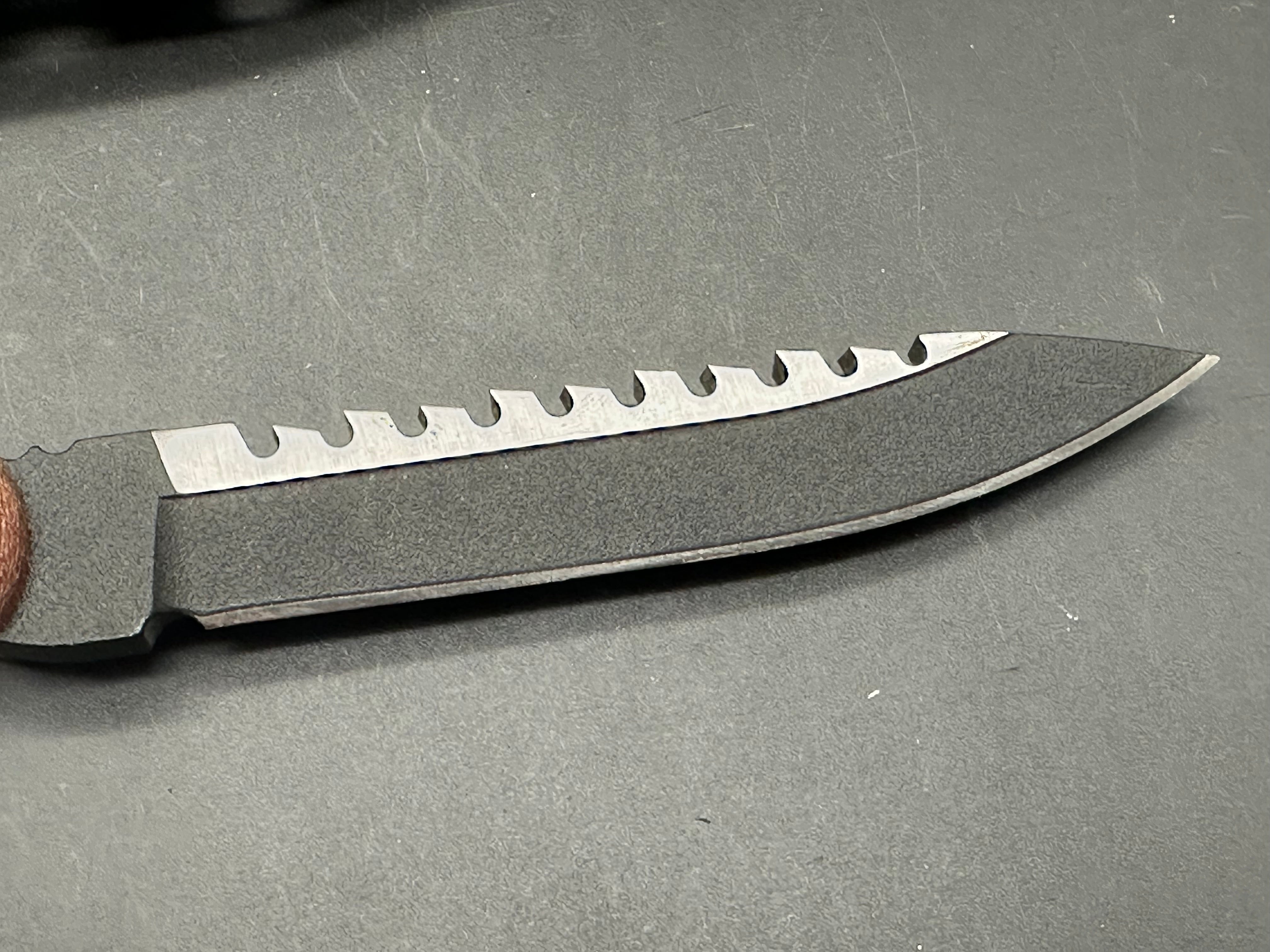 TOPS Knives Ranger Bootlegger 2 Fixed Blade Knife (5" Black Plain)