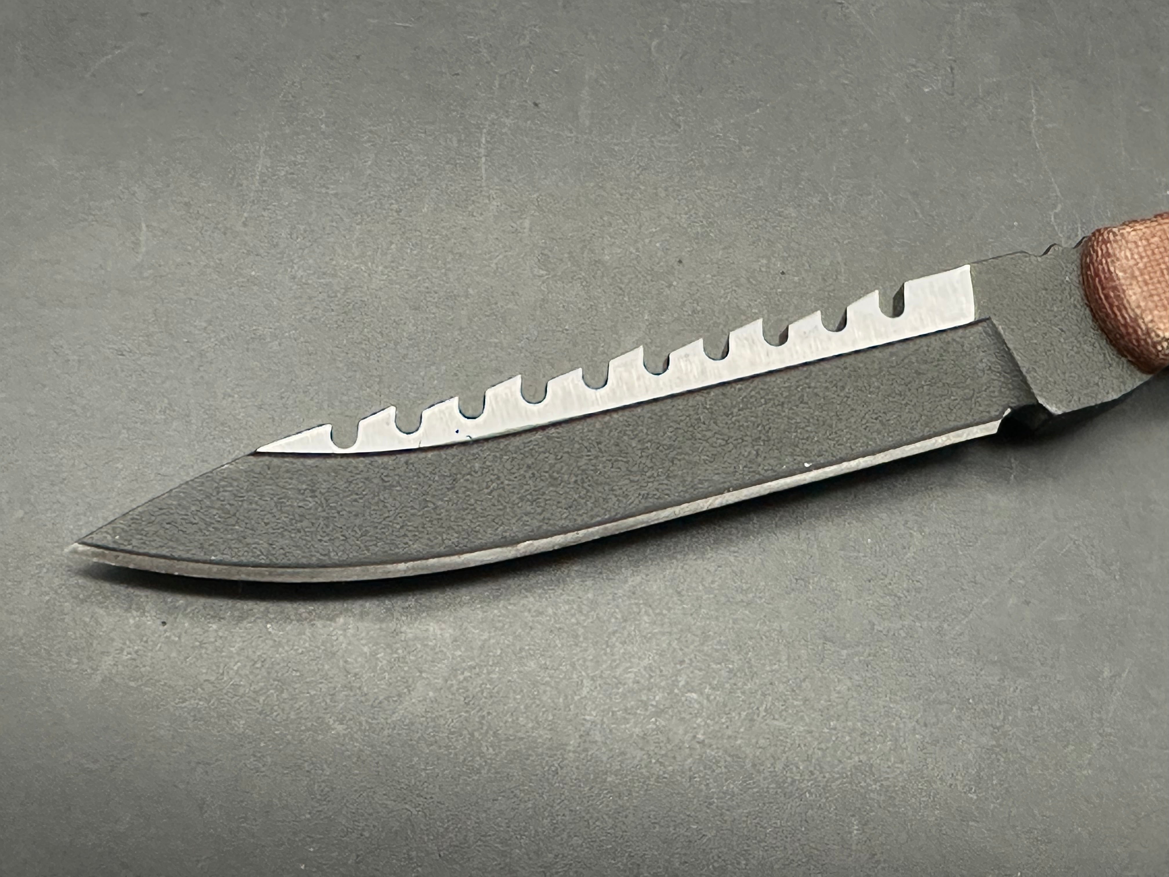 TOPS Knives Ranger Bootlegger 2 Fixed Blade Knife (5" Black Plain)