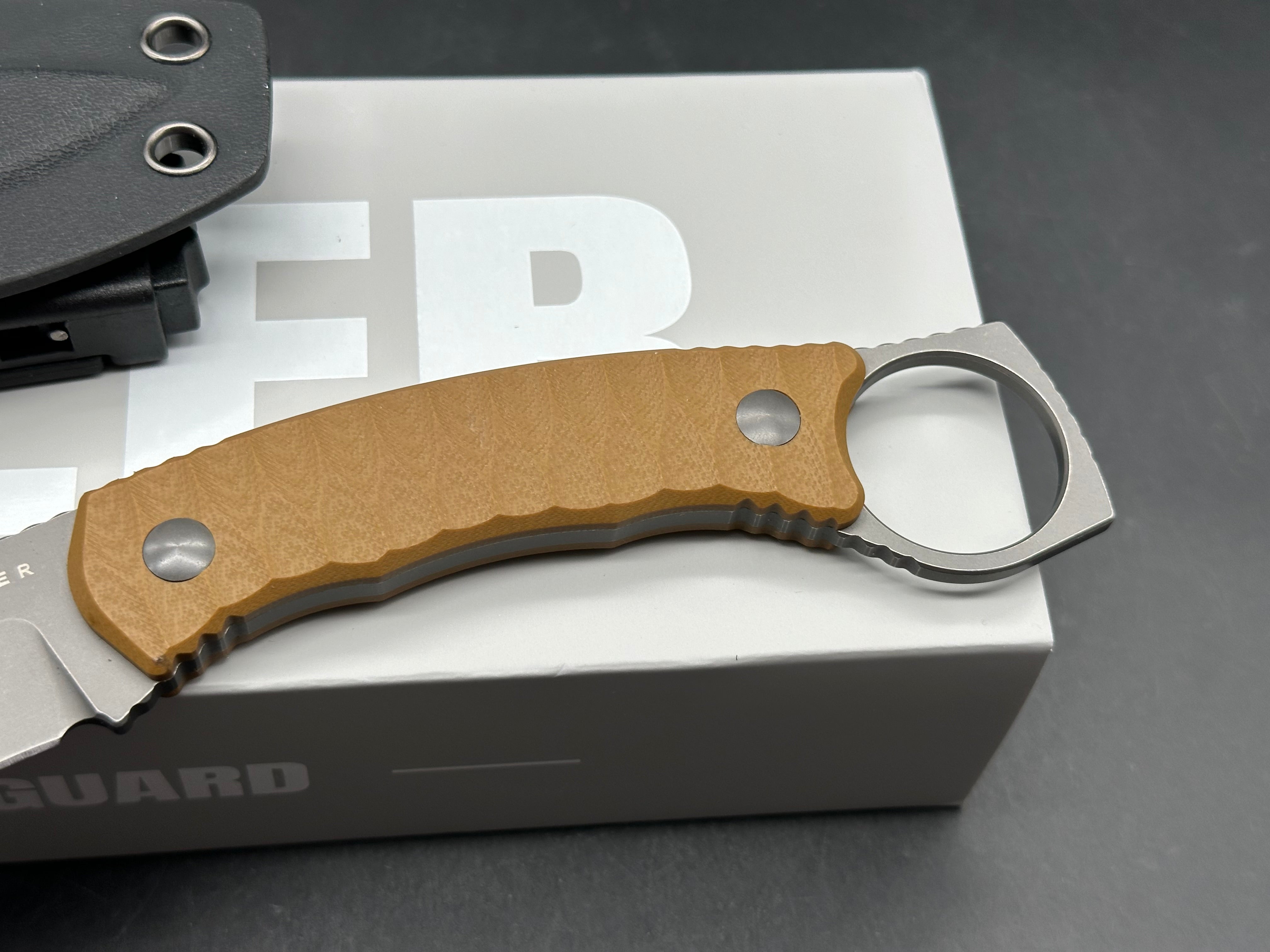 Kizer Billy Bones | Deep-Grooved G10 Handle｜Lightweight Tactical | AEB-L | Fixed Blade