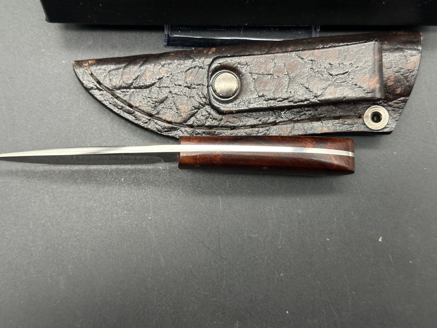 Arno Bernard Gecko - walnut handle/alligator sheath