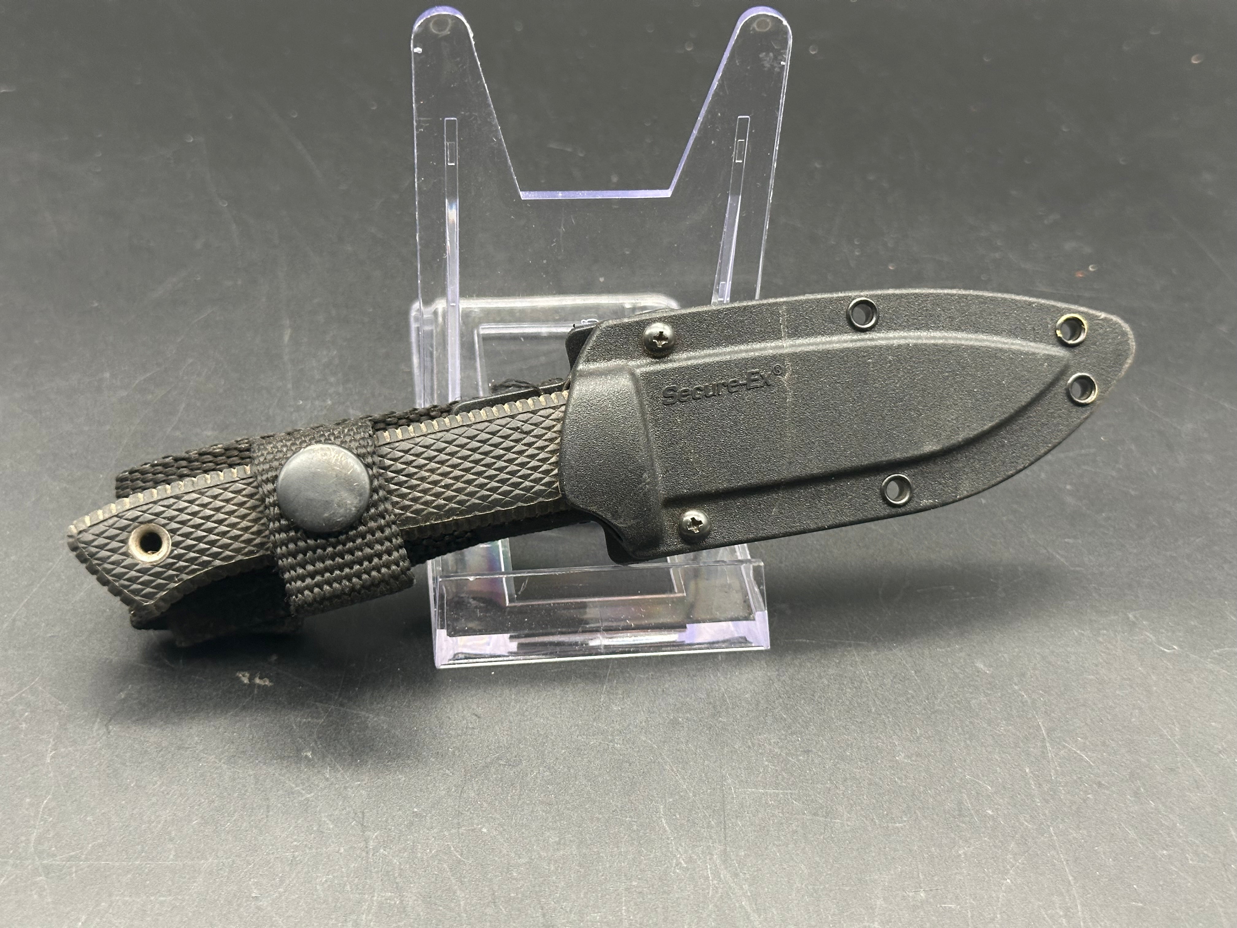 Cold Steel Pendleton Mini Hunter Fixed Blade Knife Black Kray-Ex