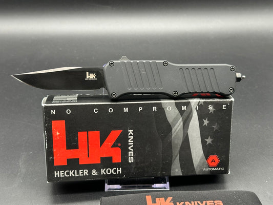 HK Mini Incursion OTF Automatic Knife Black Aluminum (3" Black)