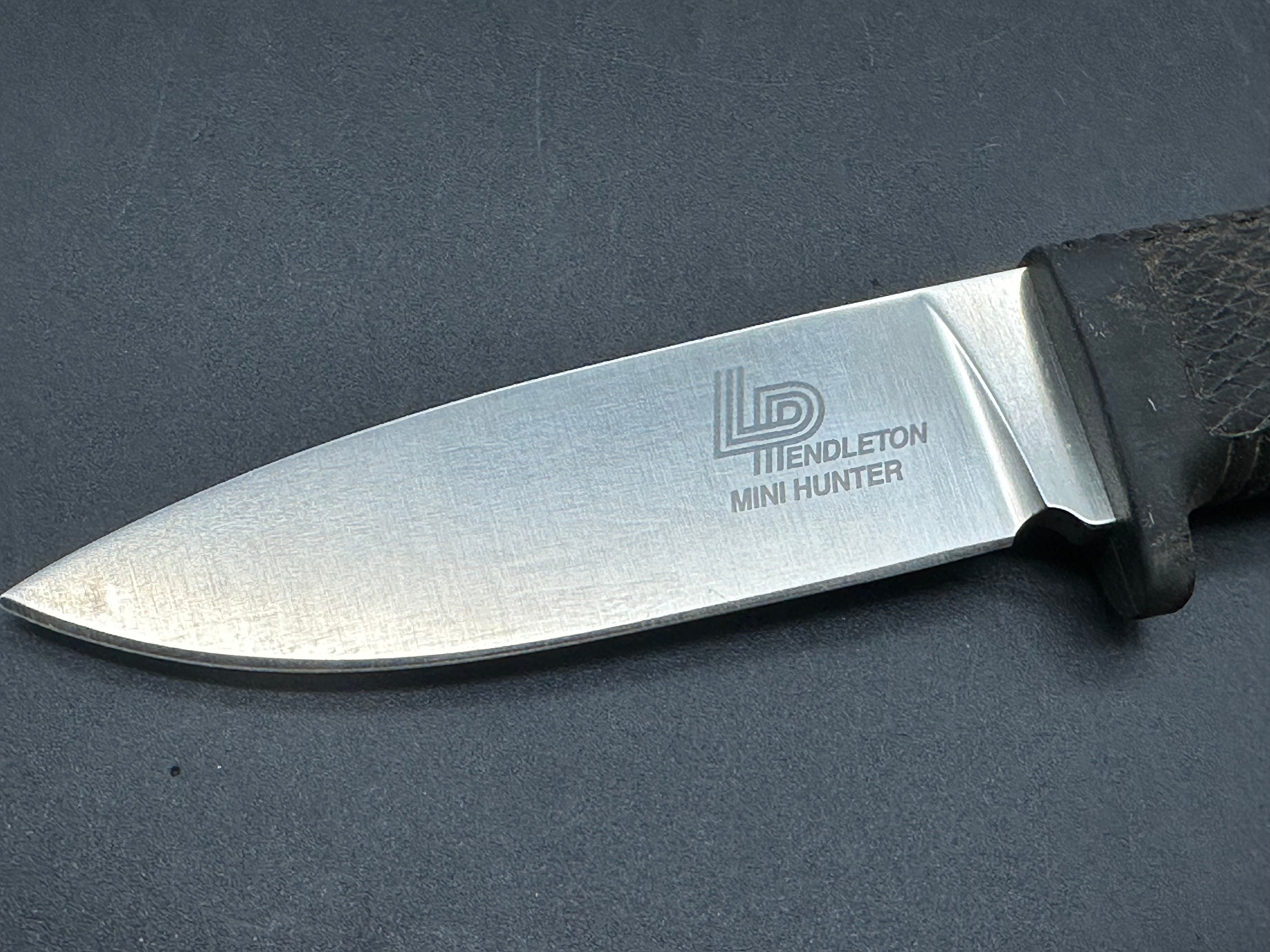 Cold Steel Pendleton Mini Hunter Fixed Blade Knife Black Kray-Ex