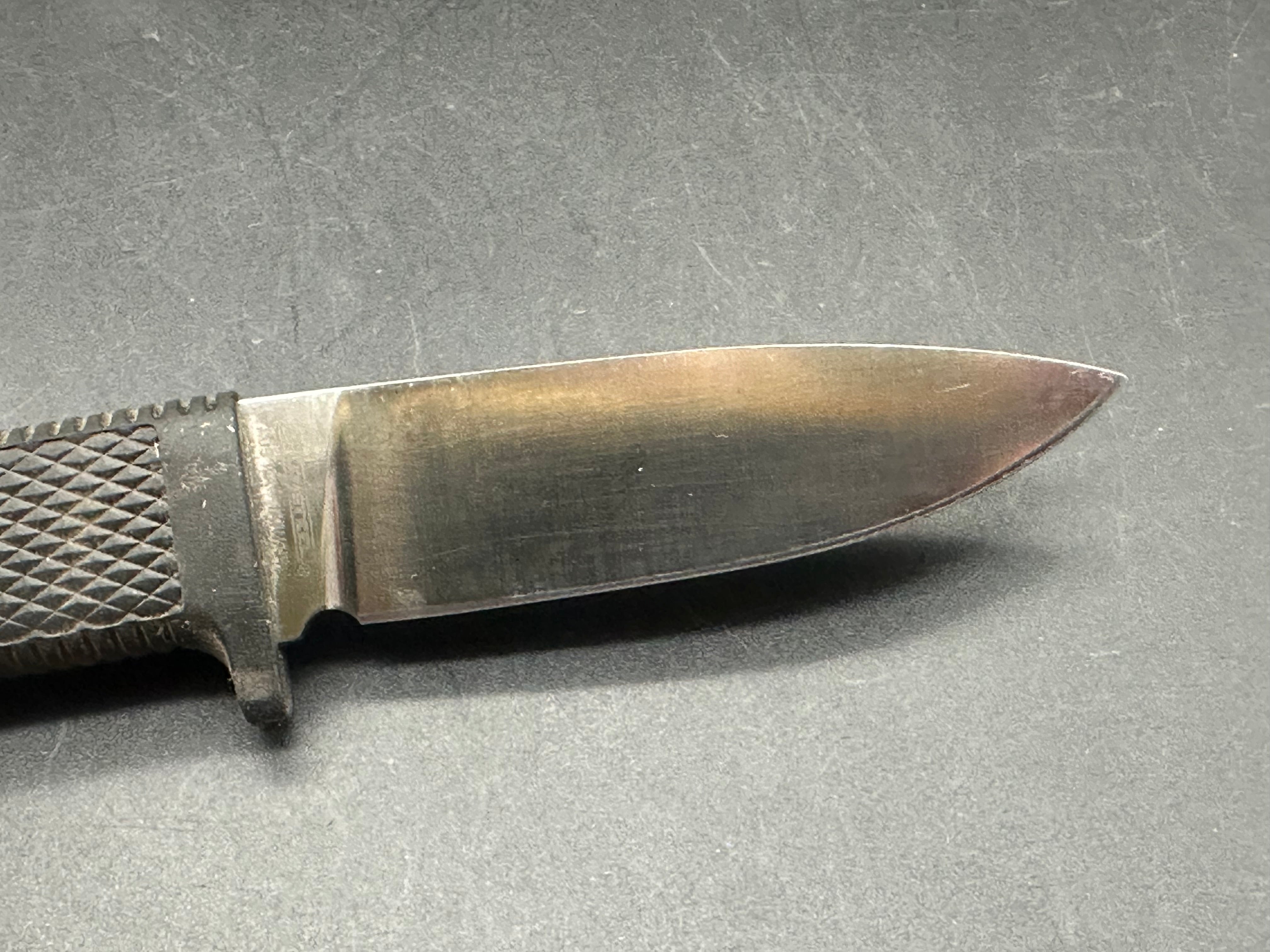 Cold Steel Pendleton Mini Hunter Fixed Blade Knife Black Kray-Ex