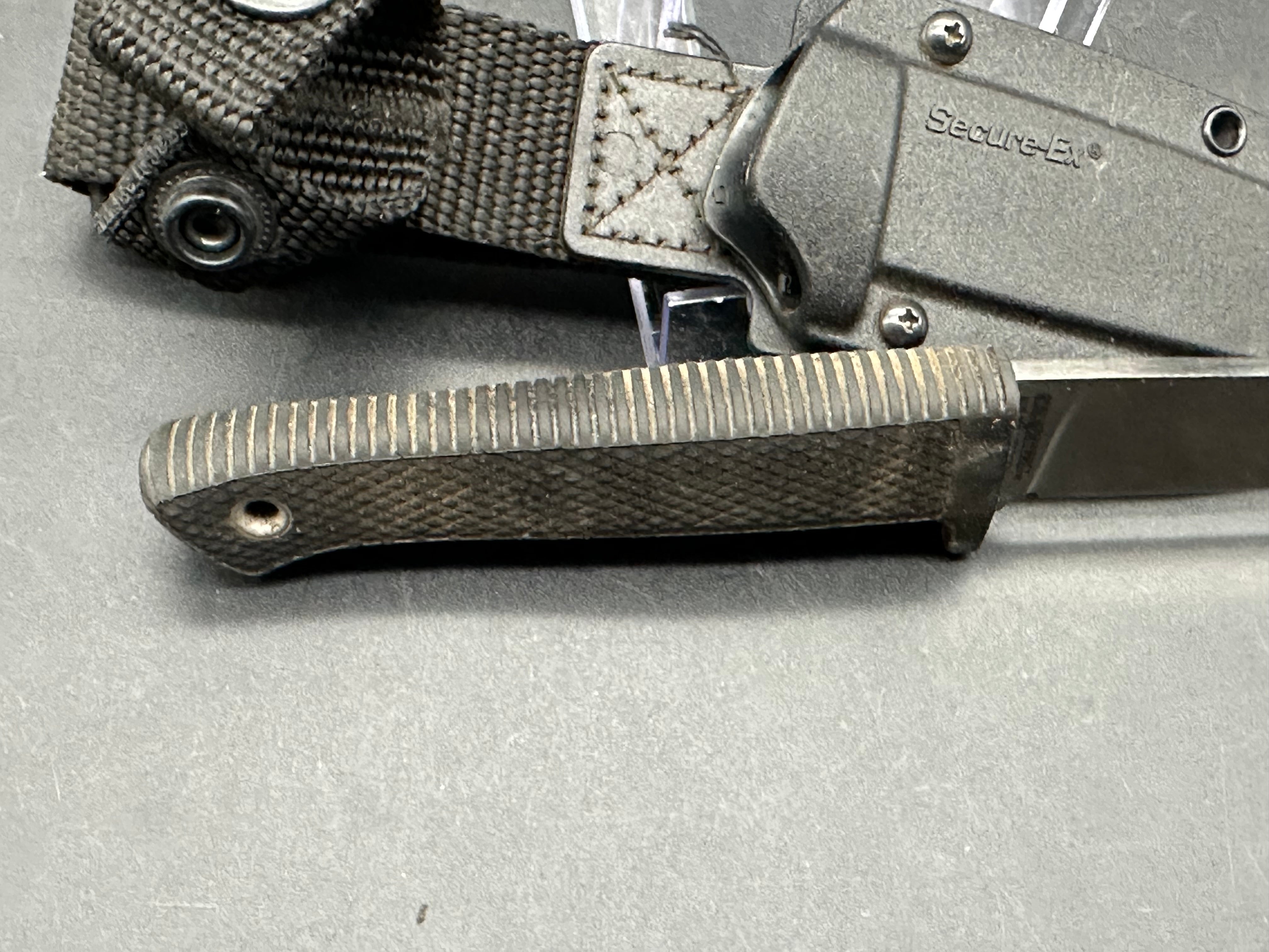 Cold Steel Pendleton Mini Hunter Fixed Blade Knife Black Kray-Ex