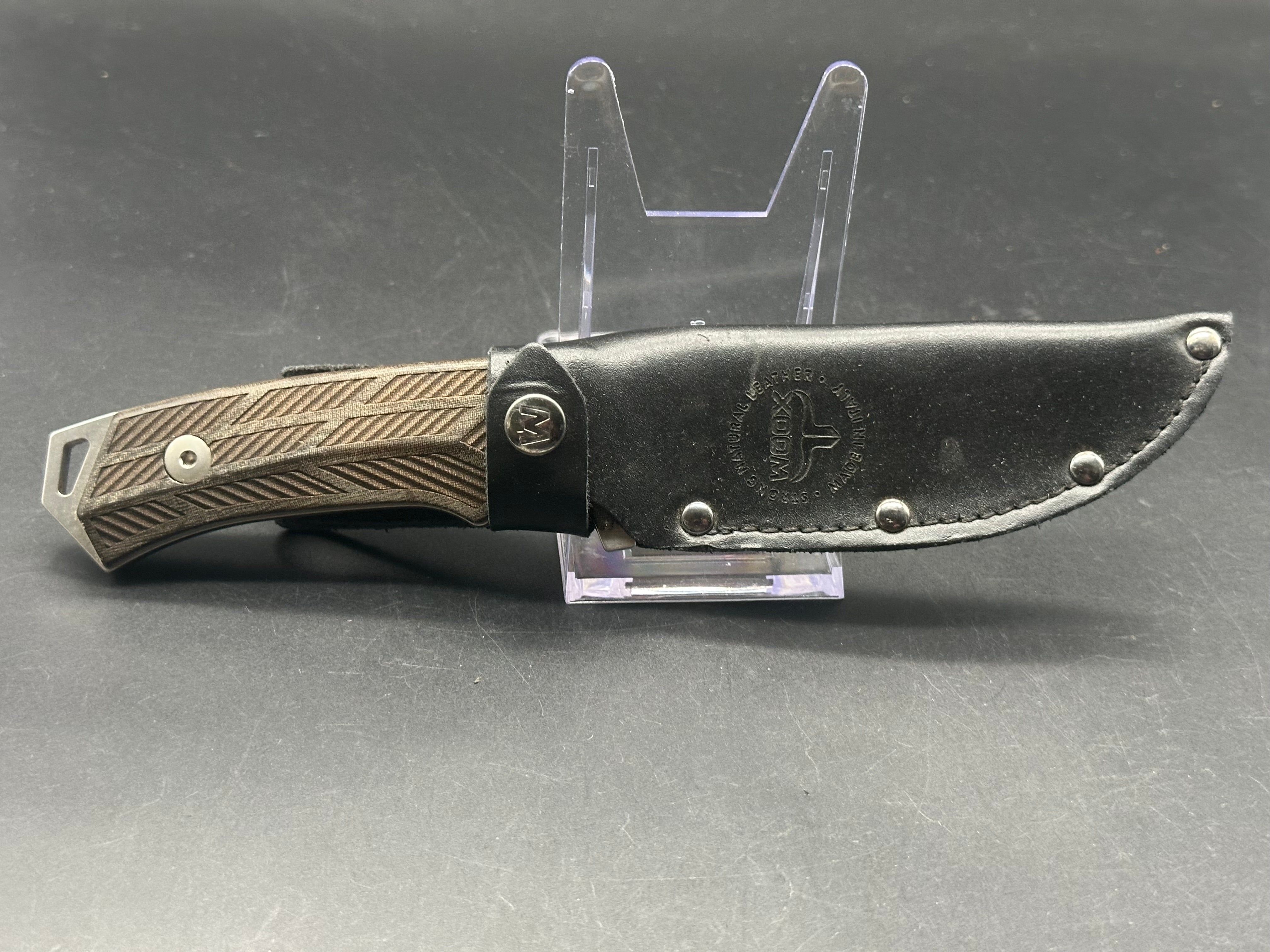 Cold Steel Pendleton Mini Hunter Fixed Blade Knife Black Kray-Ex