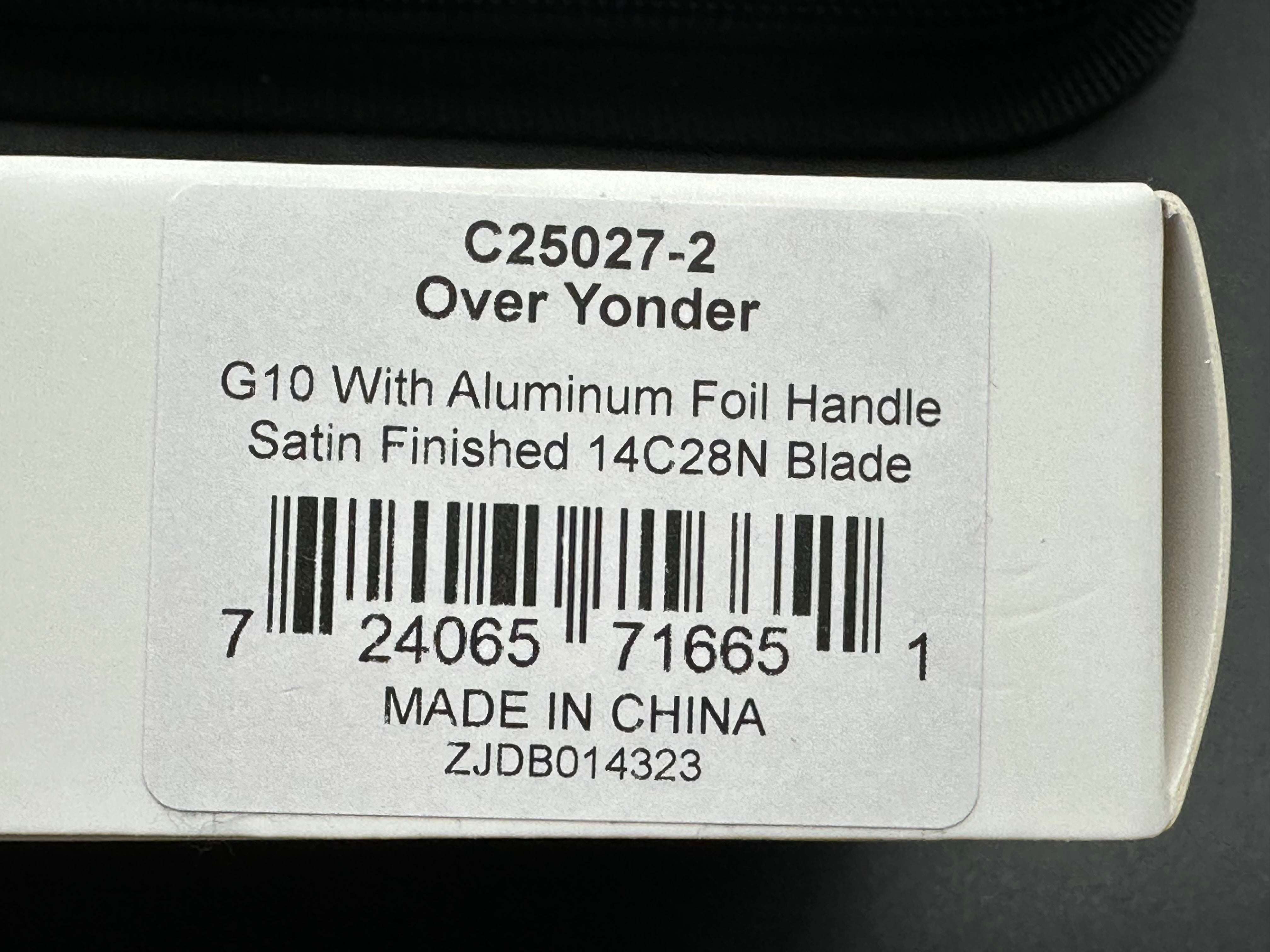 CIVIVI OVER YONDER FOLDING KNIFE ALUMINUM FOIL G10 HANDLE 14C28N PLAIN EDGE SATIN FINISH
