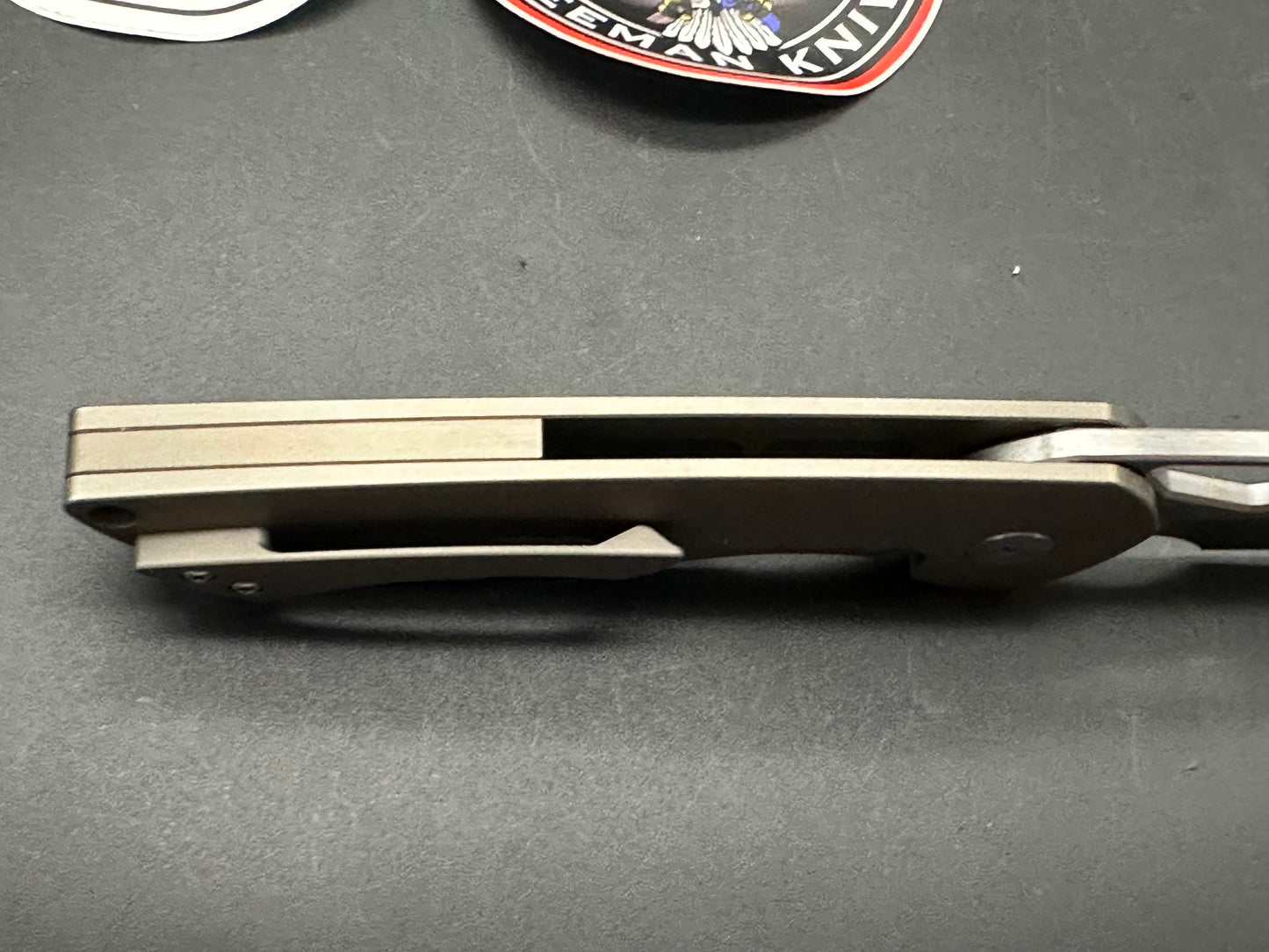Tuya Knife Voodoo titanium handle w/S90V blade Freeman Knife Design