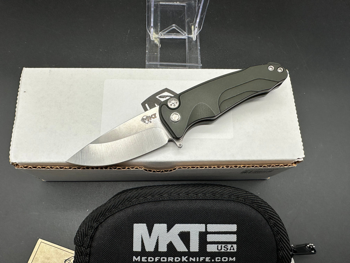 Medford Smooth Criminal S35VN, Green Aluminum