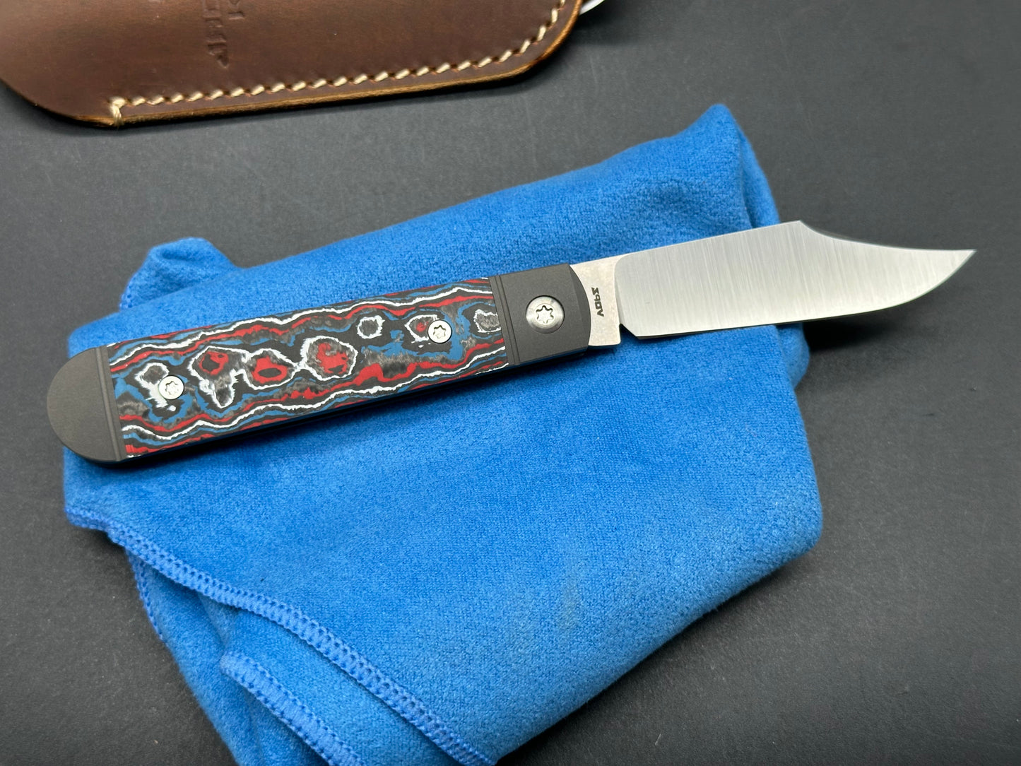 Jack Wolf Knives Little Bro Jack Fat Carbon Nebula