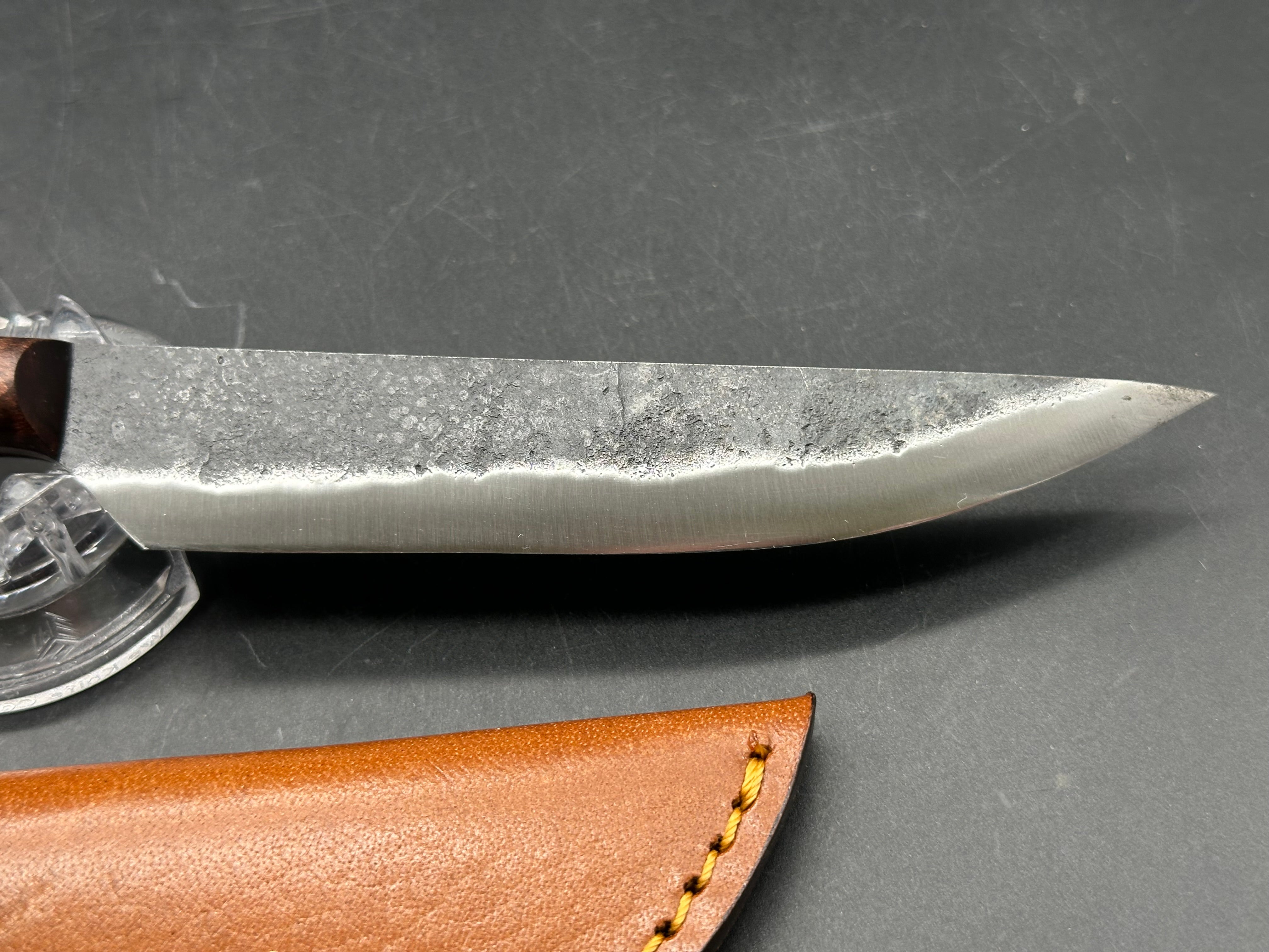 Indy Hammered Knives - French Trade Knife Fixed blade Jeff White Limited Edition