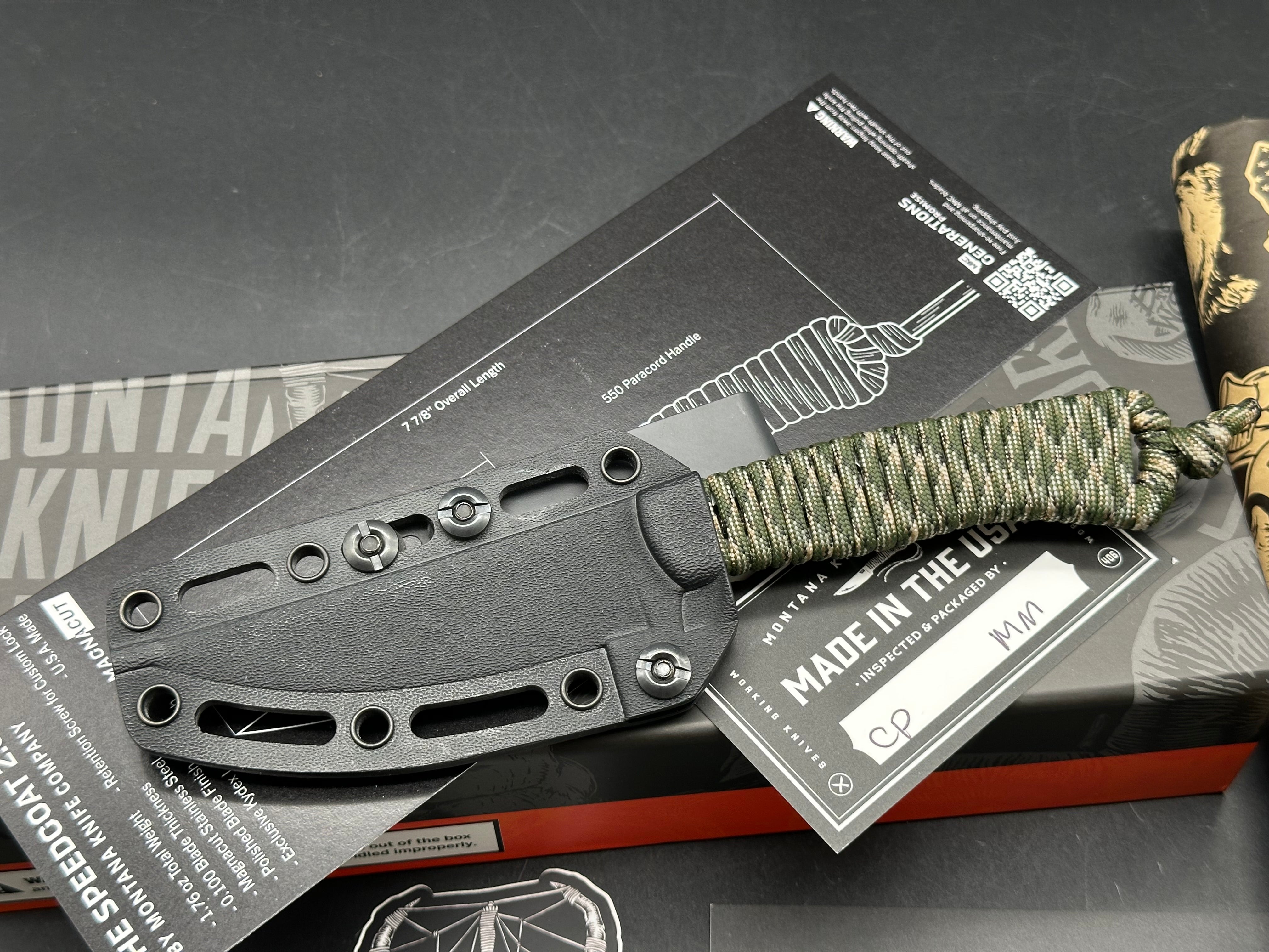 Montana Knife Company - Speed Goat 2.0 fixed blade