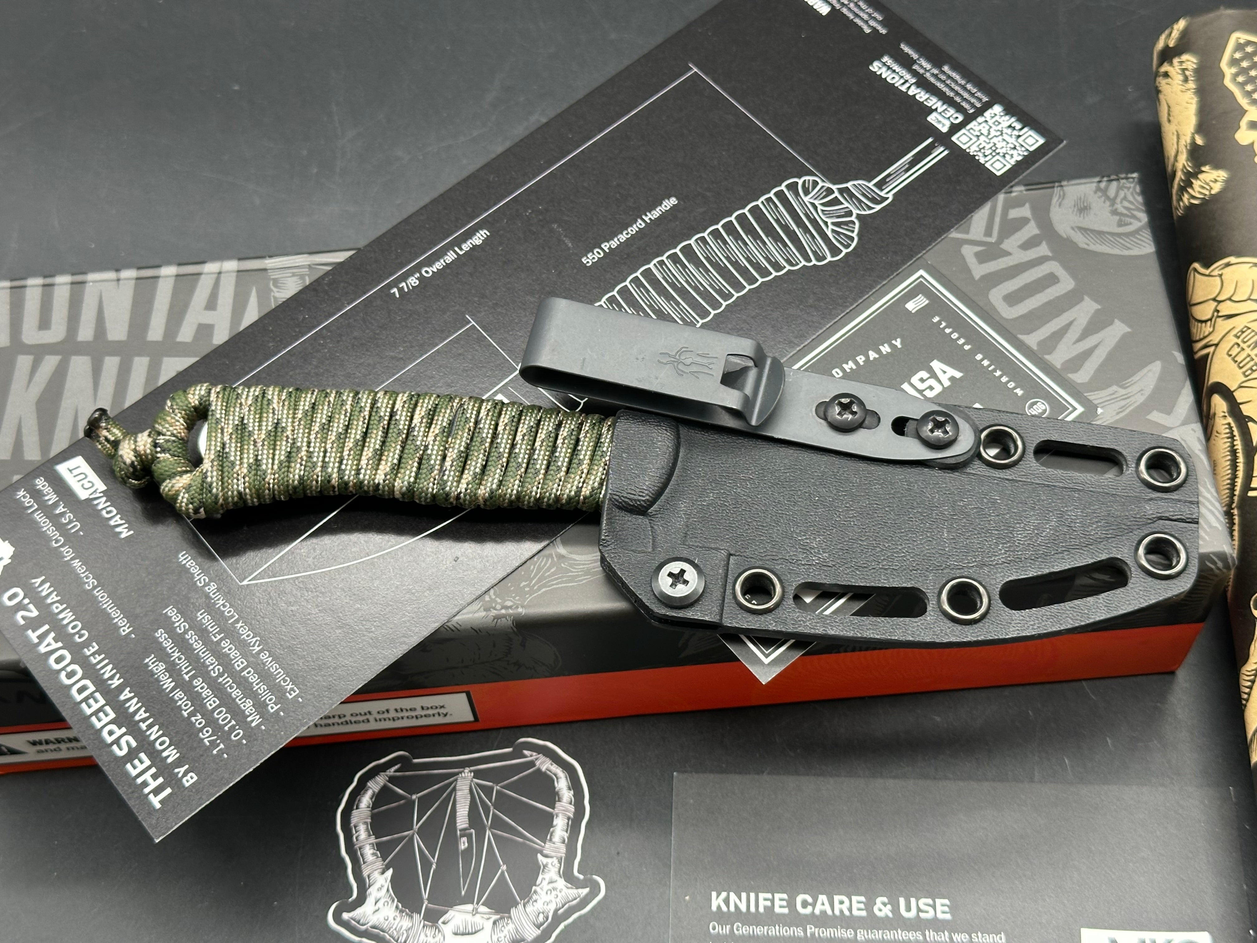 Montana Knife Company - Speed Goat 2.0 fixed blade