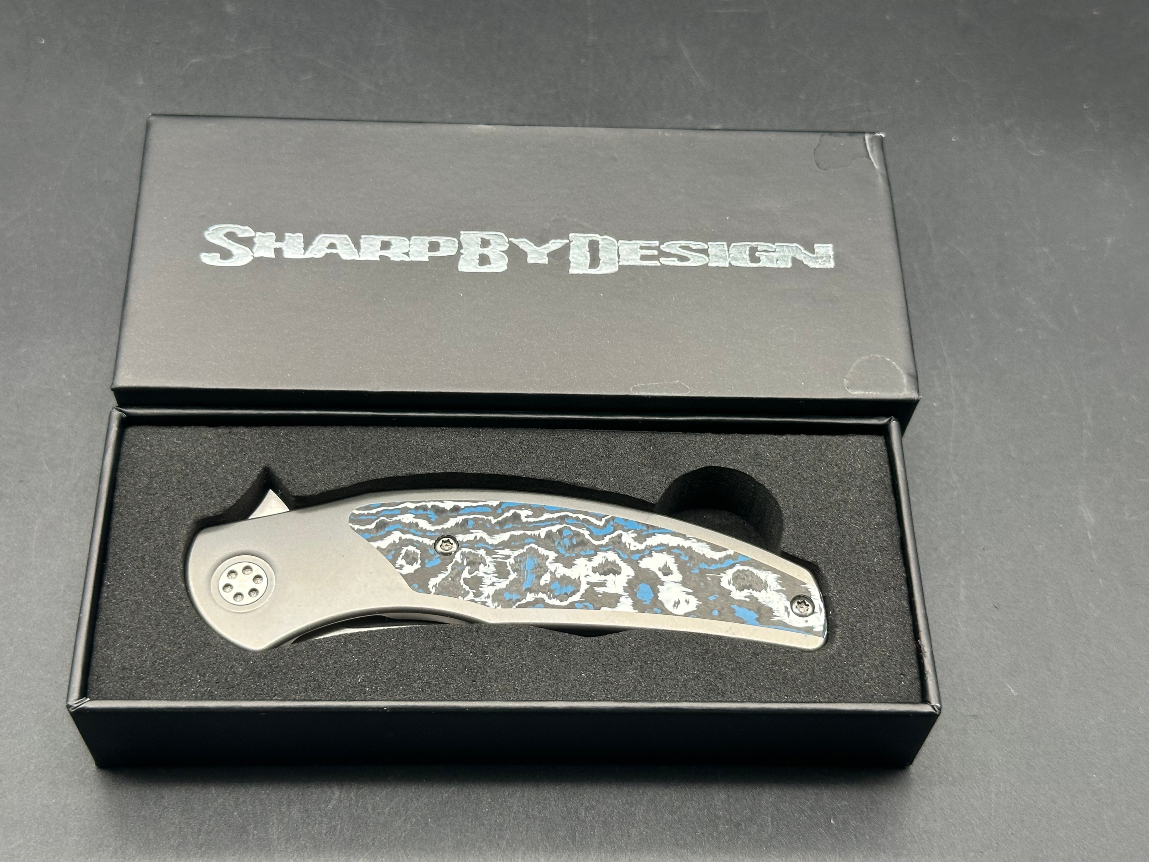 Sharp By Design Mini Chicane Titanium/Frost Fat Carbon w/Magnacut