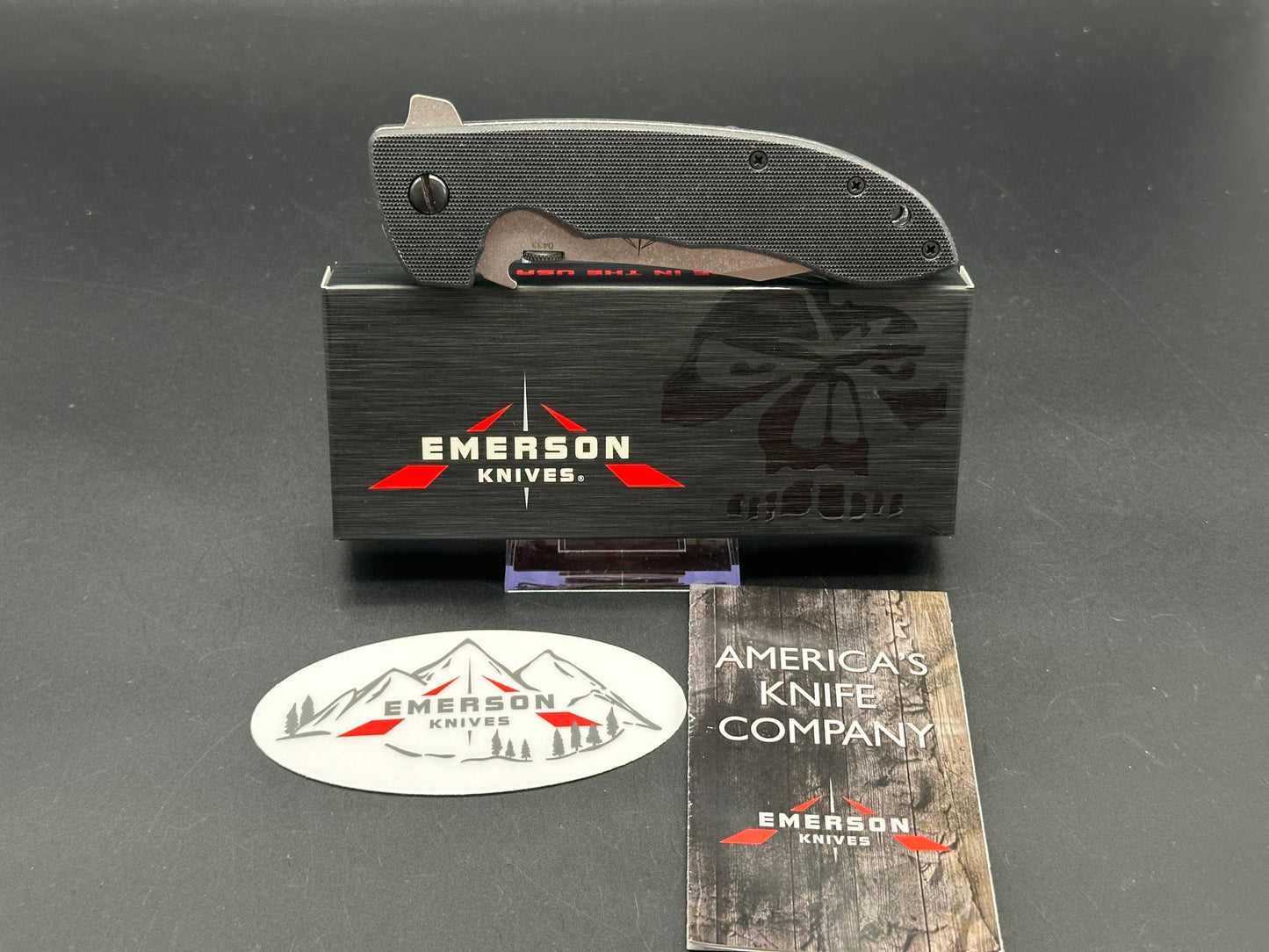 Emerson CQC-8 Flipper Stonewash