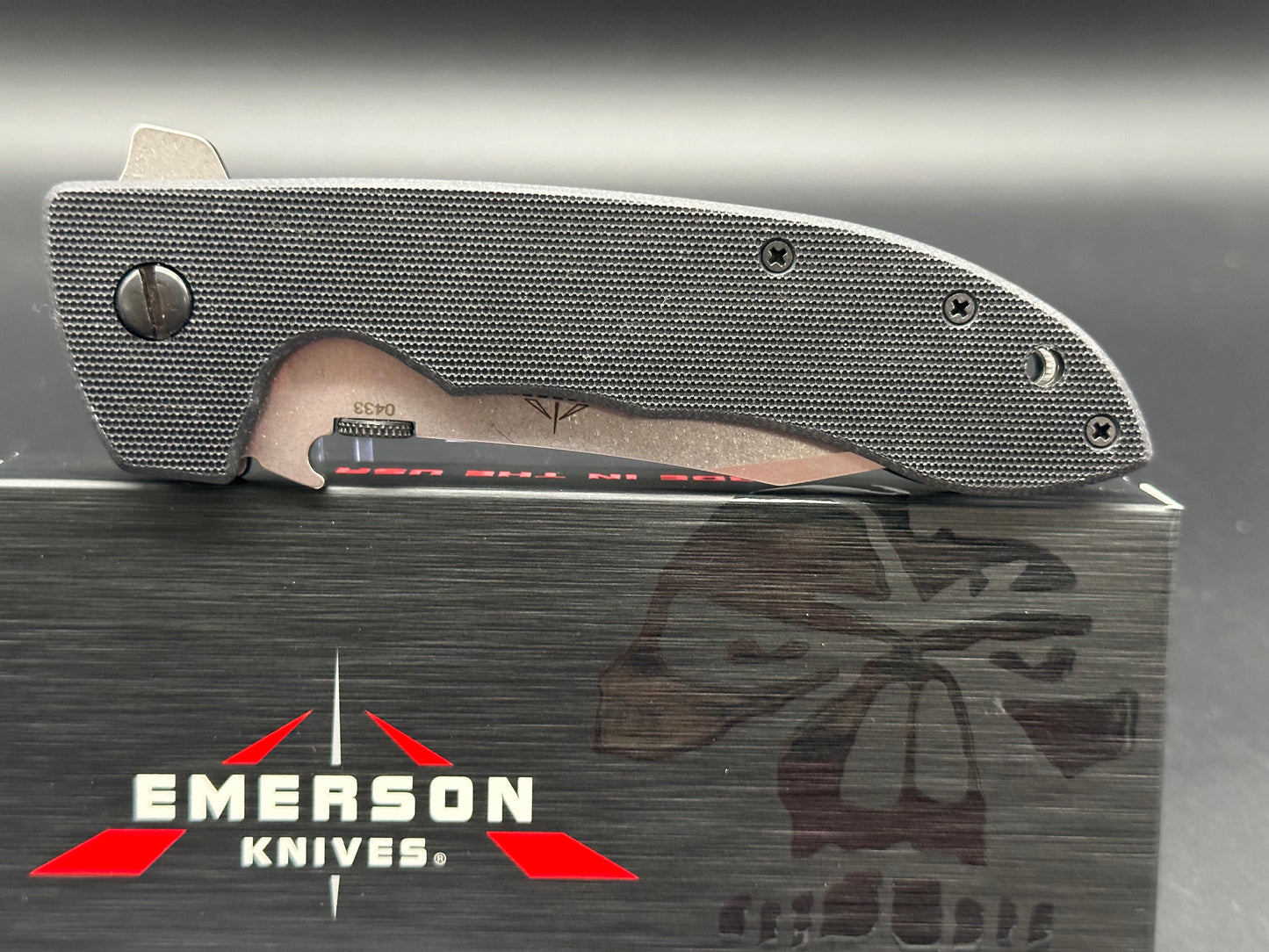 Emerson CQC-8 Flipper Stonewash