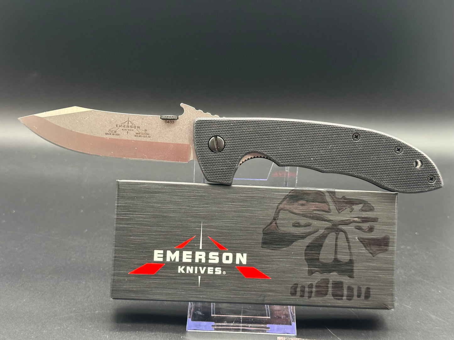 Emerson CQC-8 Flipper Stonewash