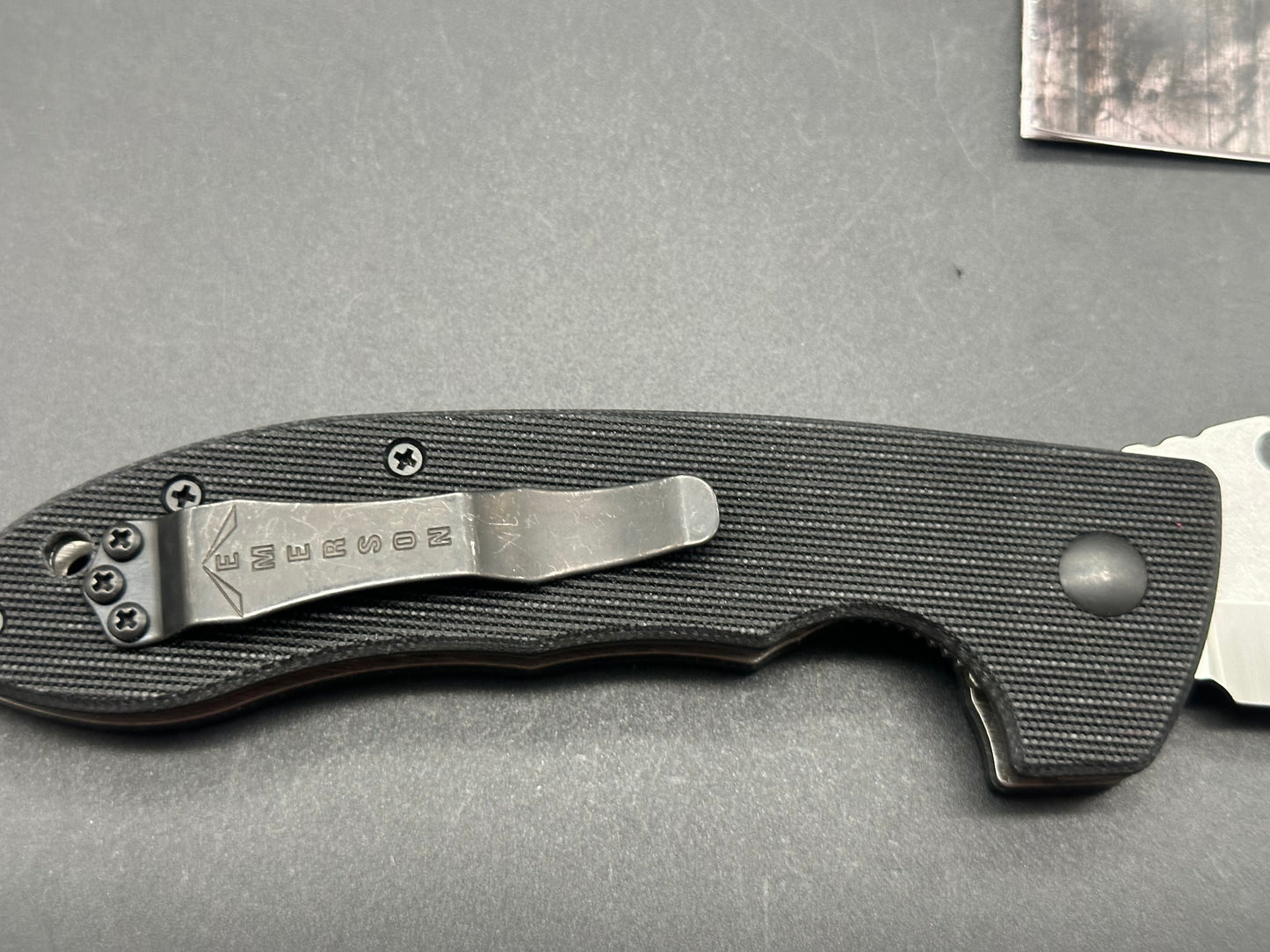 Emerson CQC-8 Flipper Stonewash