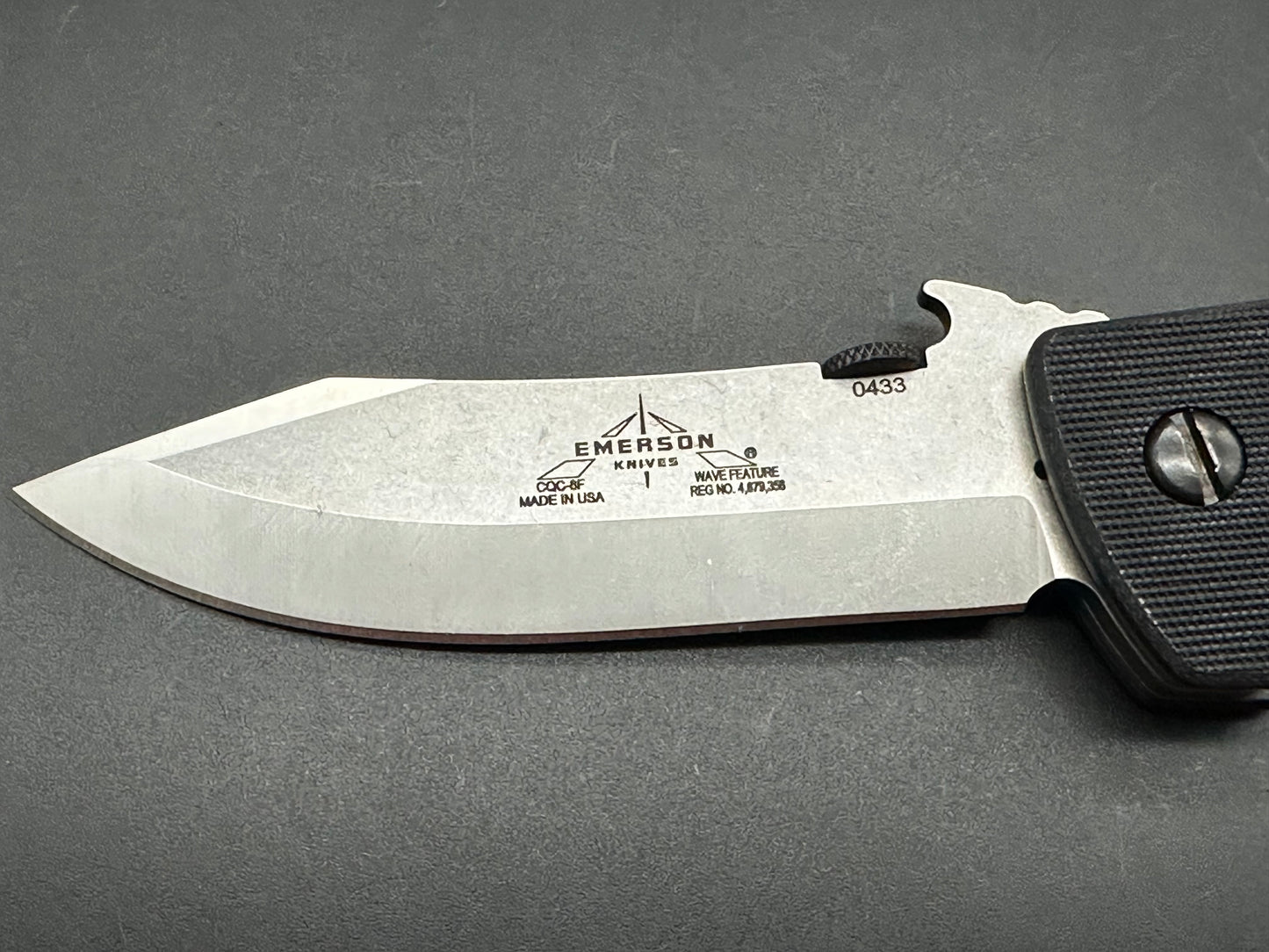 Emerson CQC-8 Flipper Stonewash