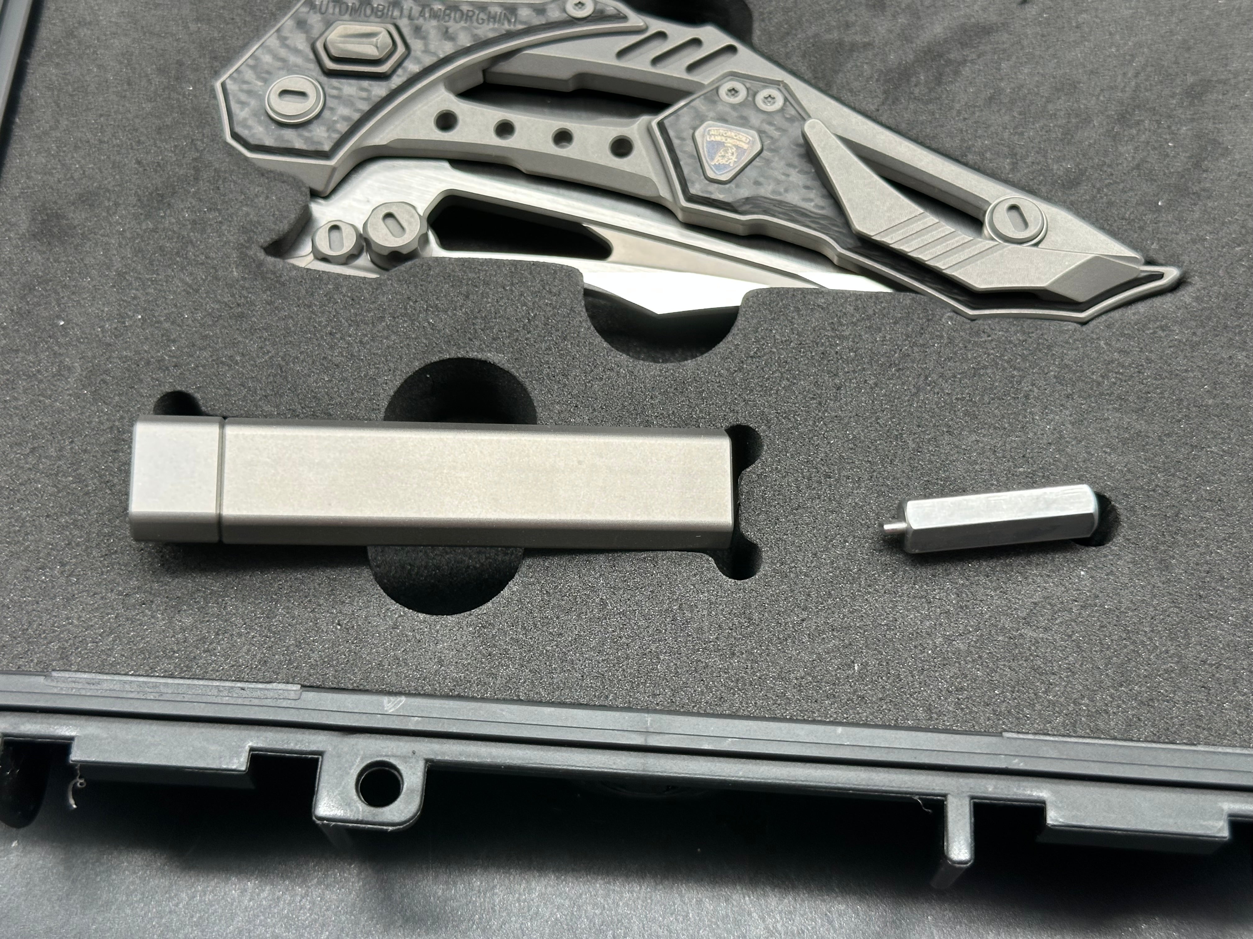 NOC Knives X Lamborghini MT-63 Folding Knife – M390 / Supercar Inspired Design