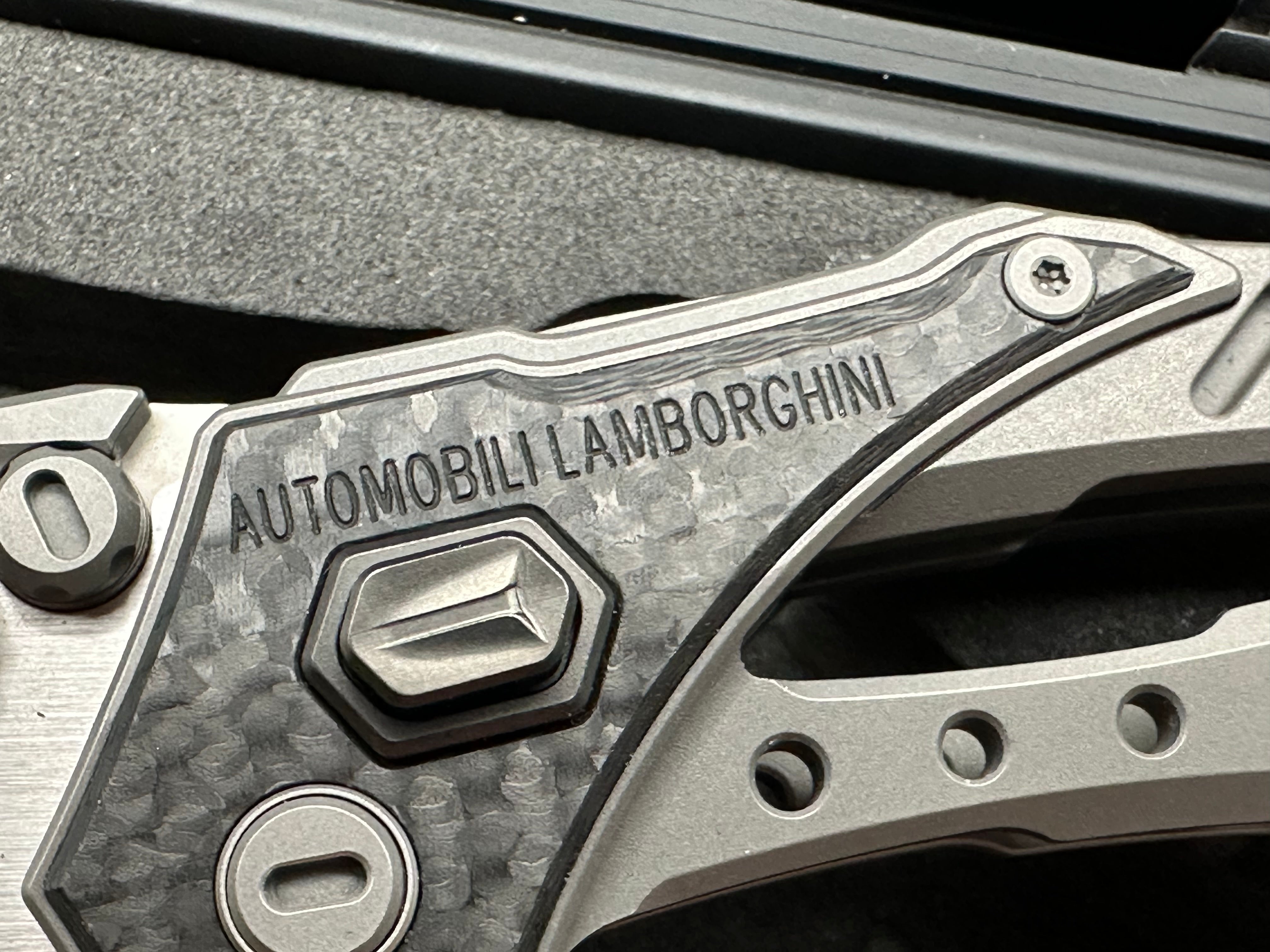 NOC Knives X Lamborghini MT-63 Folding Knife – M390 / Supercar Inspired Design