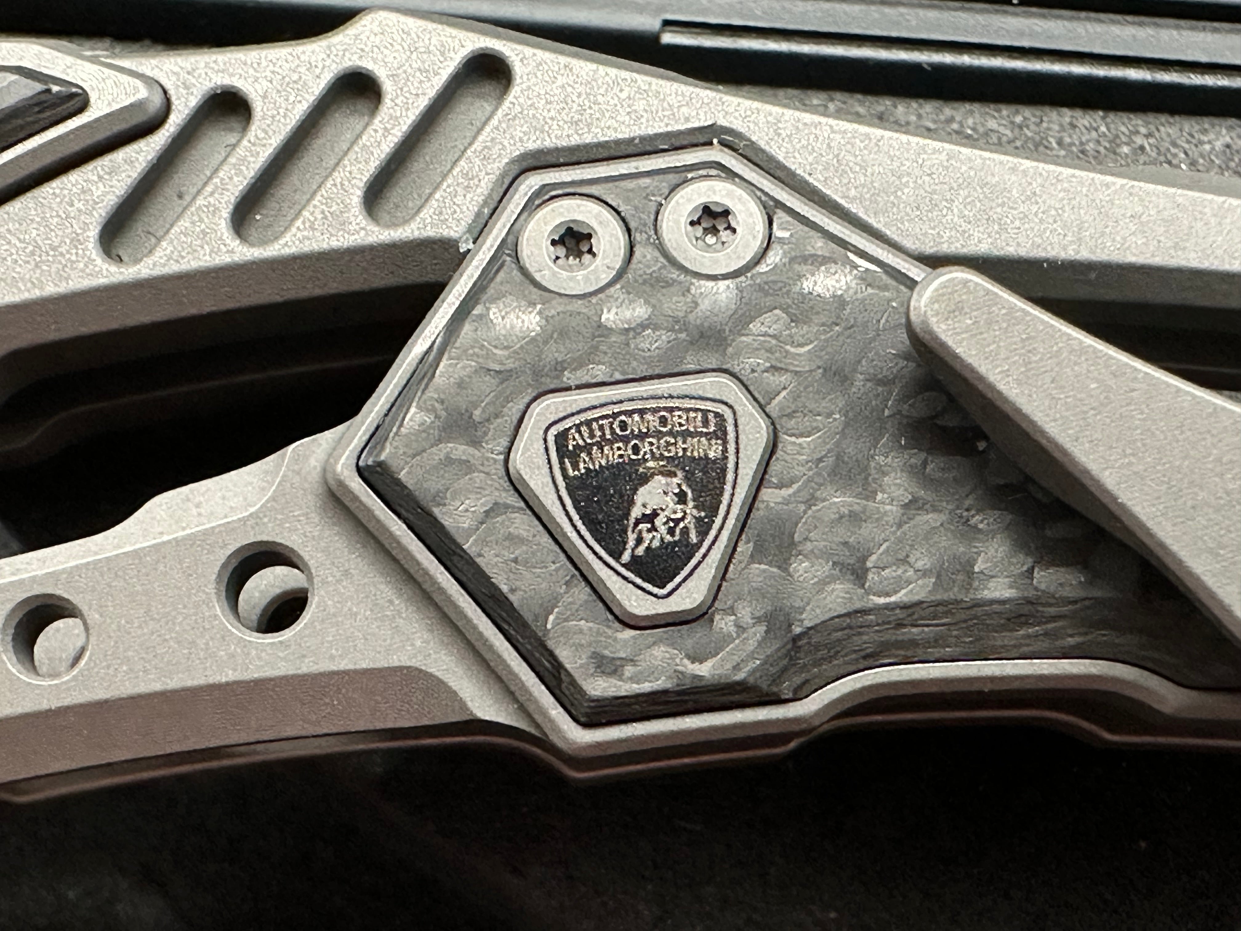 NOC Knives X Lamborghini MT-63 Folding Knife – M390 / Supercar Inspired Design