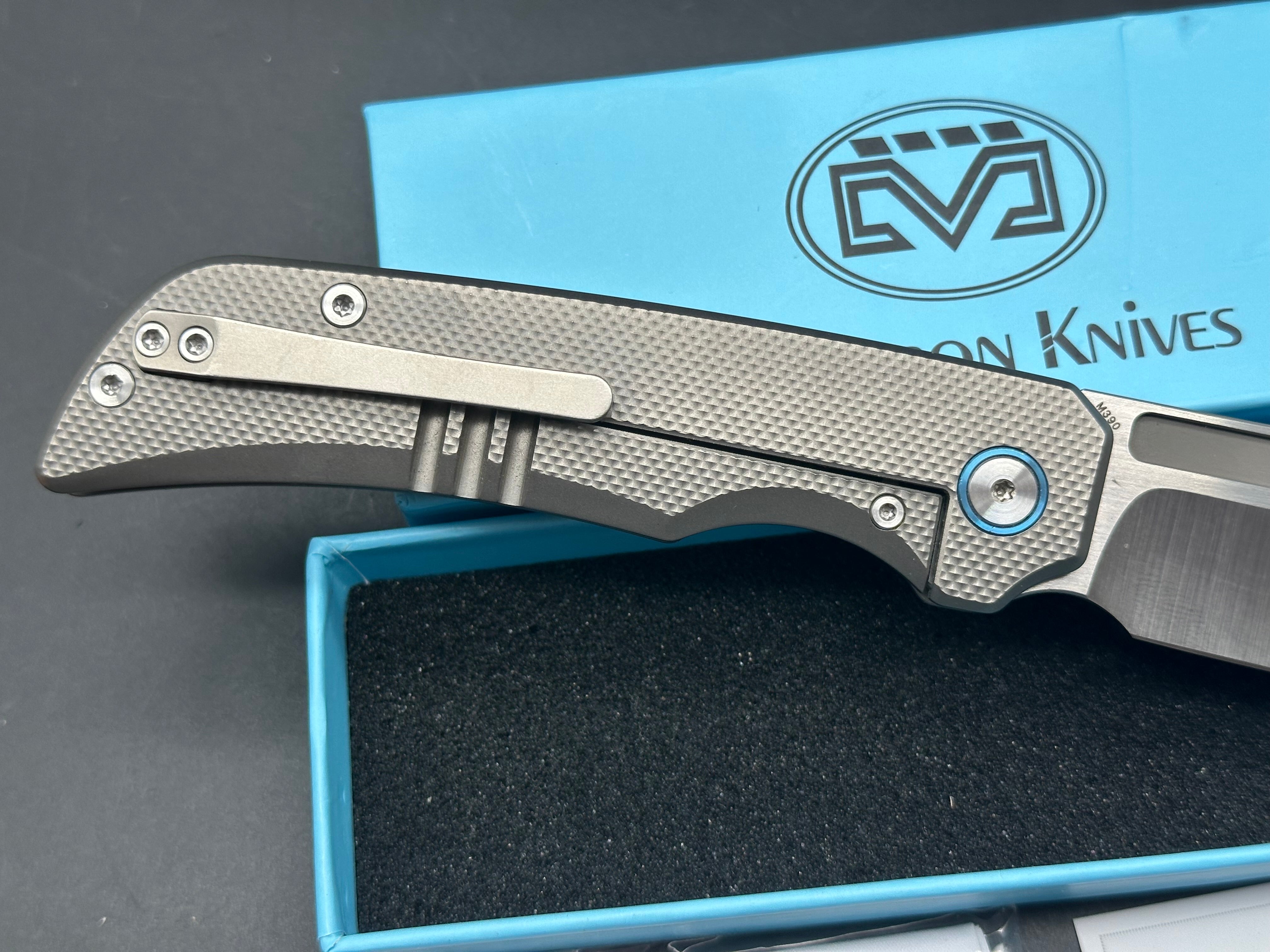 MIGURON KNIVES MERO POCKET KNIFE TITANIUM HANDLE M390 BLADE