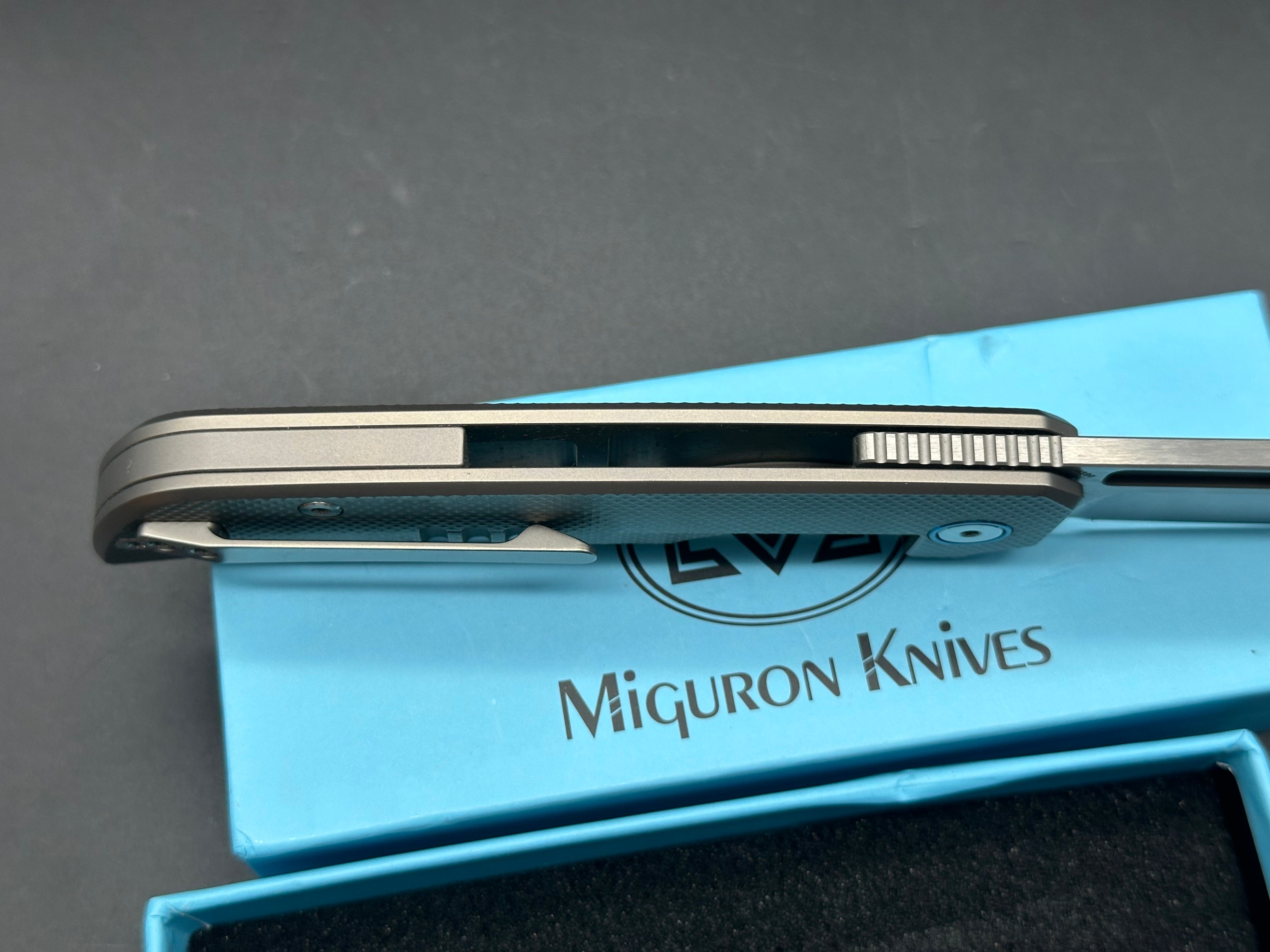MIGURON KNIVES MERO POCKET KNIFE TITANIUM HANDLE M390 BLADE