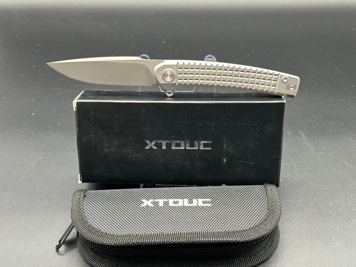 XTOUC RX302 titanium handle w/M390 blade