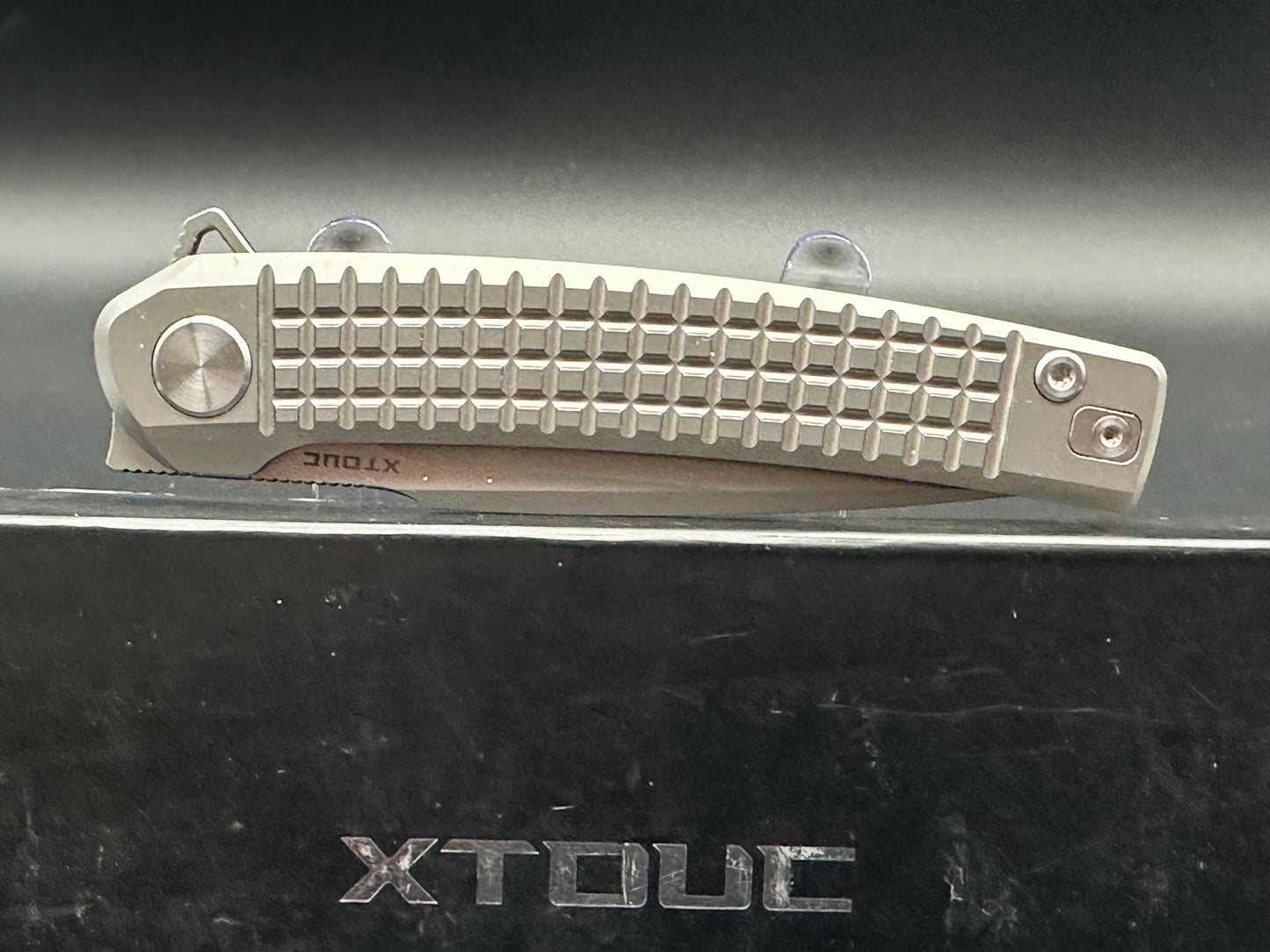 XTOUC RX302 titanium handle w/M390 blade