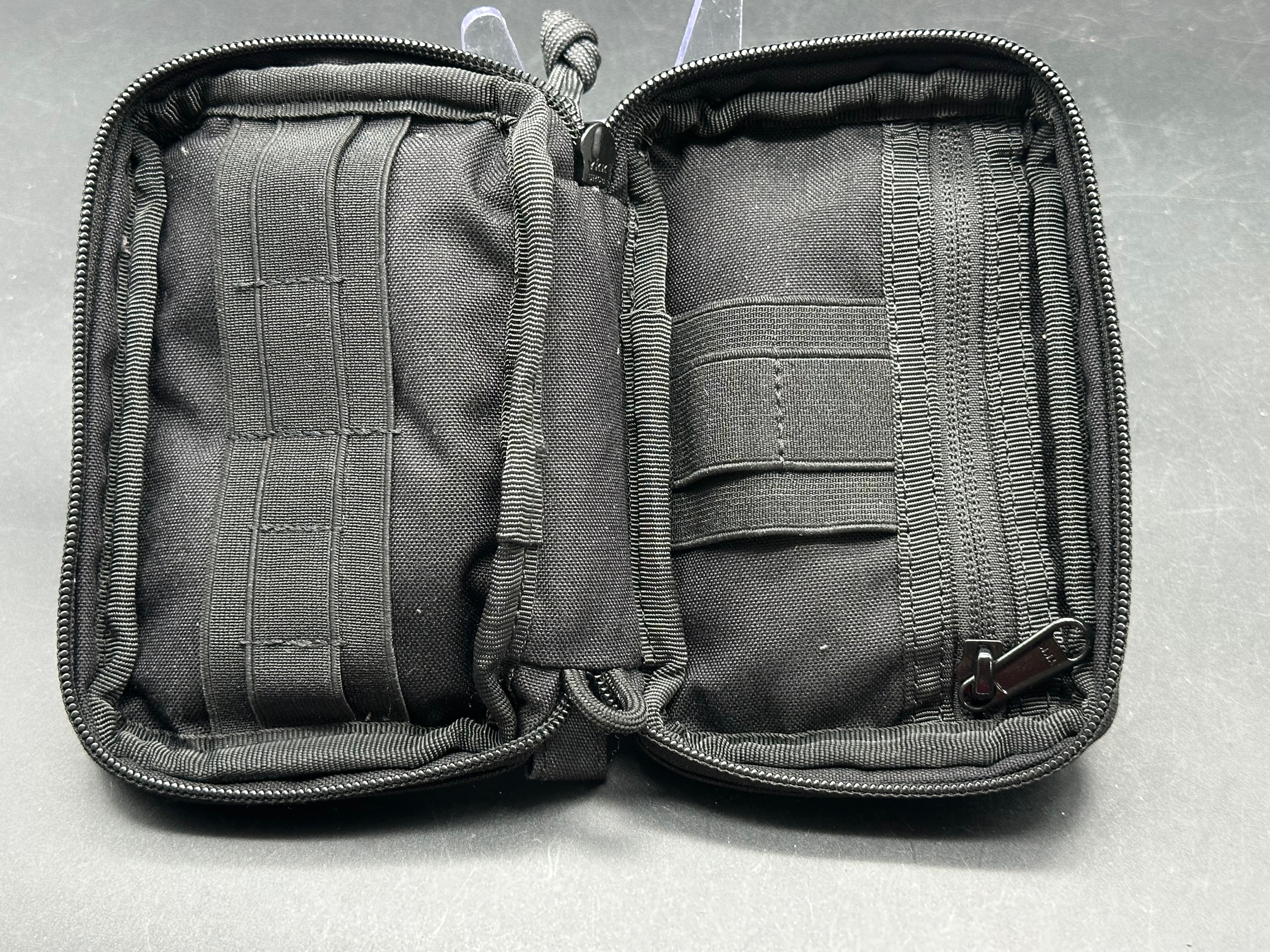 Notorious EDC "All Good Pouch" (AGP), 4" x 6" Black High Quality 500d Cordura and #5 YKK Zippers.