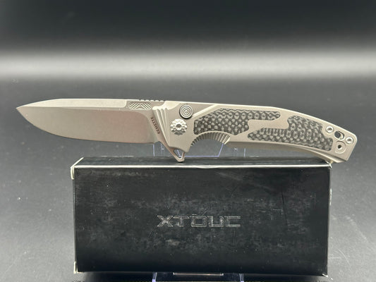 Remette Steed titanium/CF handle w/M390 blade