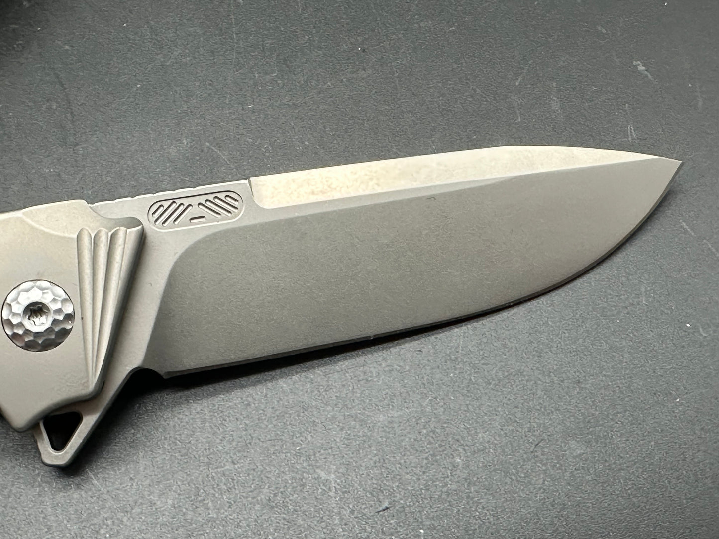 Remette Steed titanium/CF handle w/M390 blade