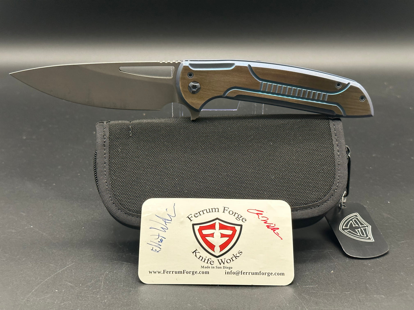 Ferrum Forge Knife Works 2017 Stinger XL USA Midtech