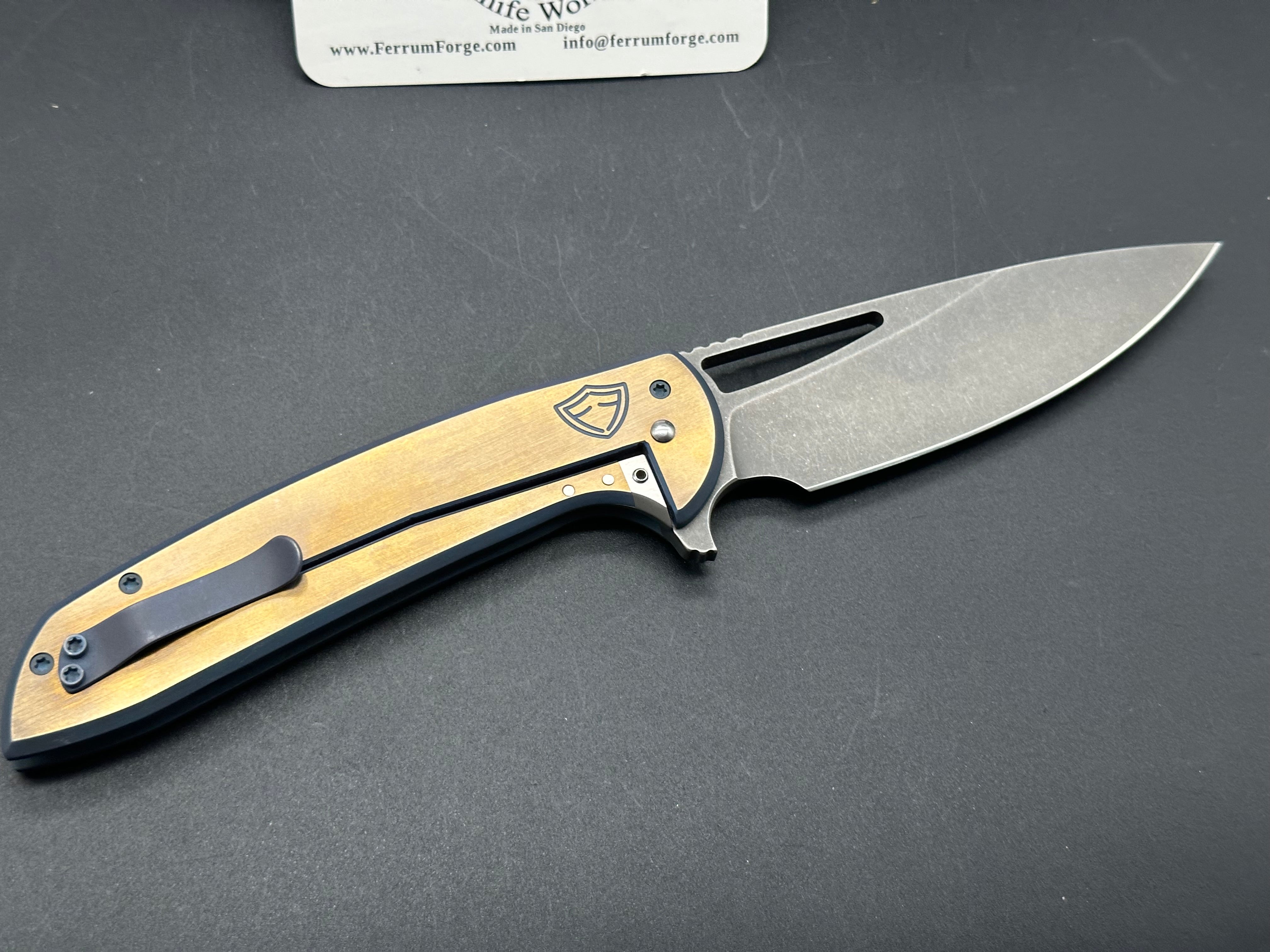 Ferrum Forge Knife Works 2017 Stinger XL USA Midtech