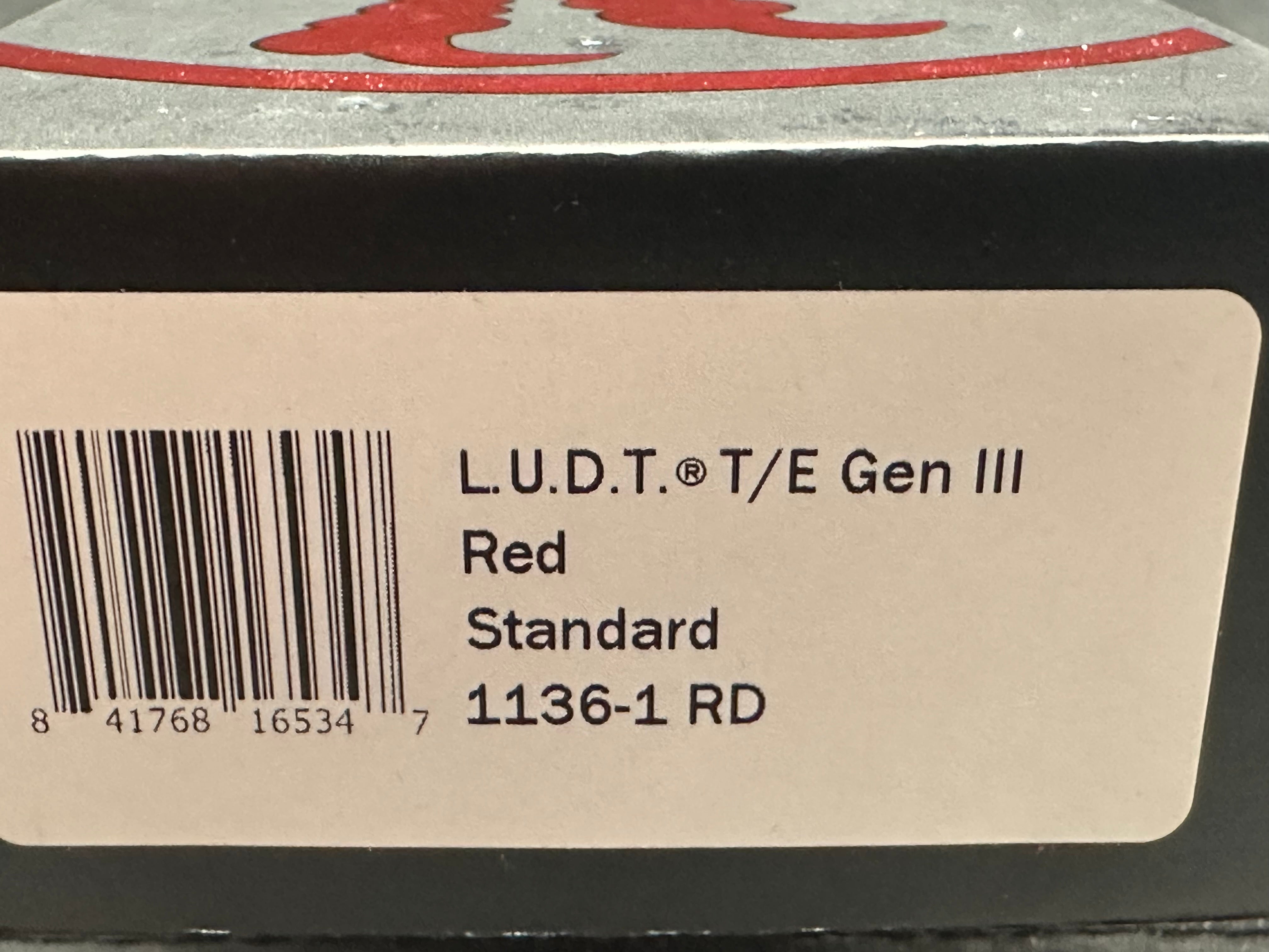 Microtech LUDT Gen III T/E Automatic Knife Red Aluminum (3.5" Black)
