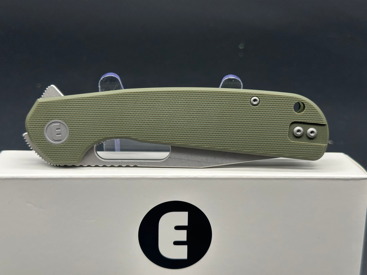 Eutektik Trinity OD Green G10 - New in box from Eutektik knives plus LTK Koozie/Patch & Sticker w/each knife