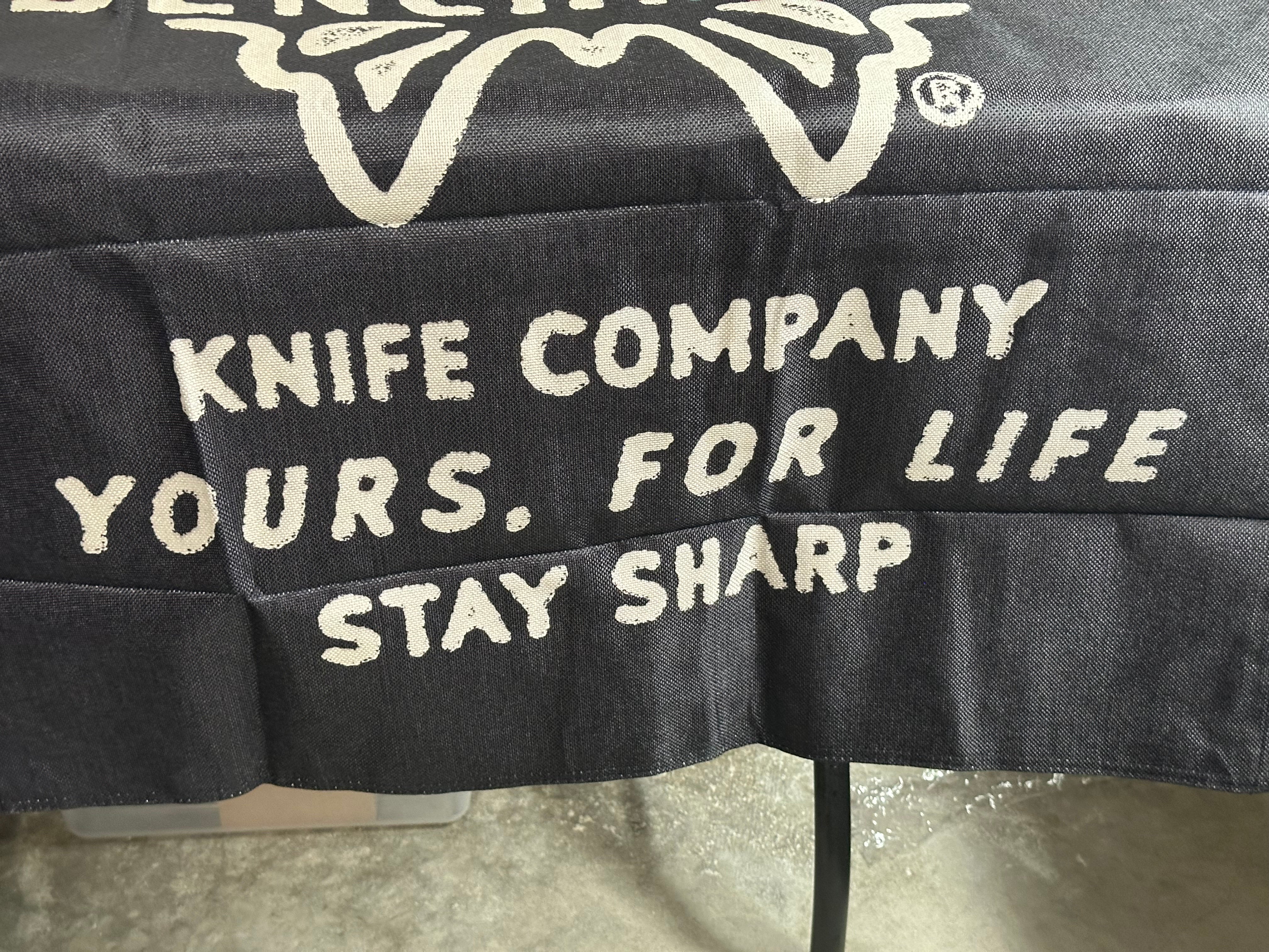 Benchmade "Yours For Life" Garage Banner
