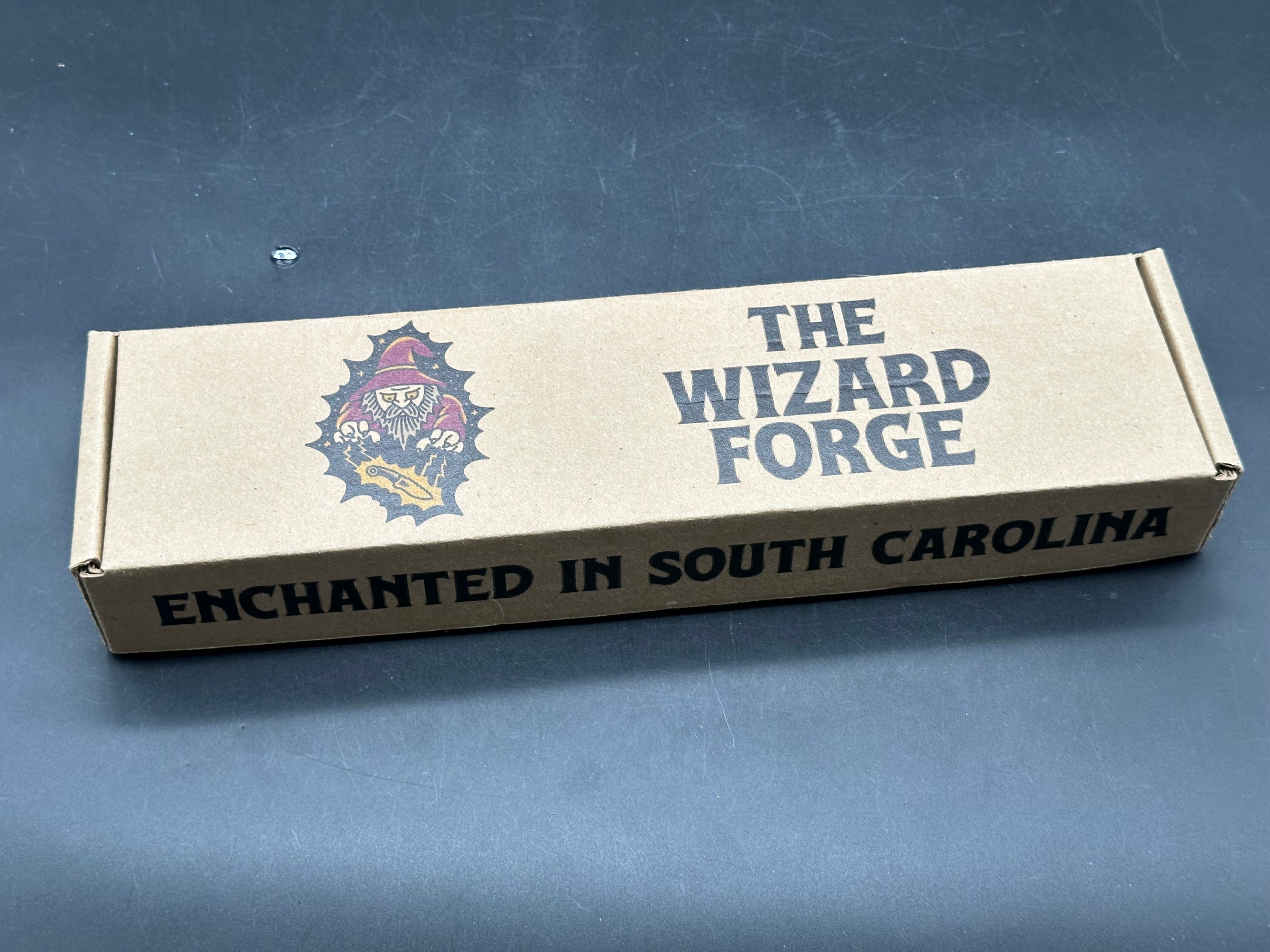 Wizard Forge - Blue Monster Gremlin fixed blade