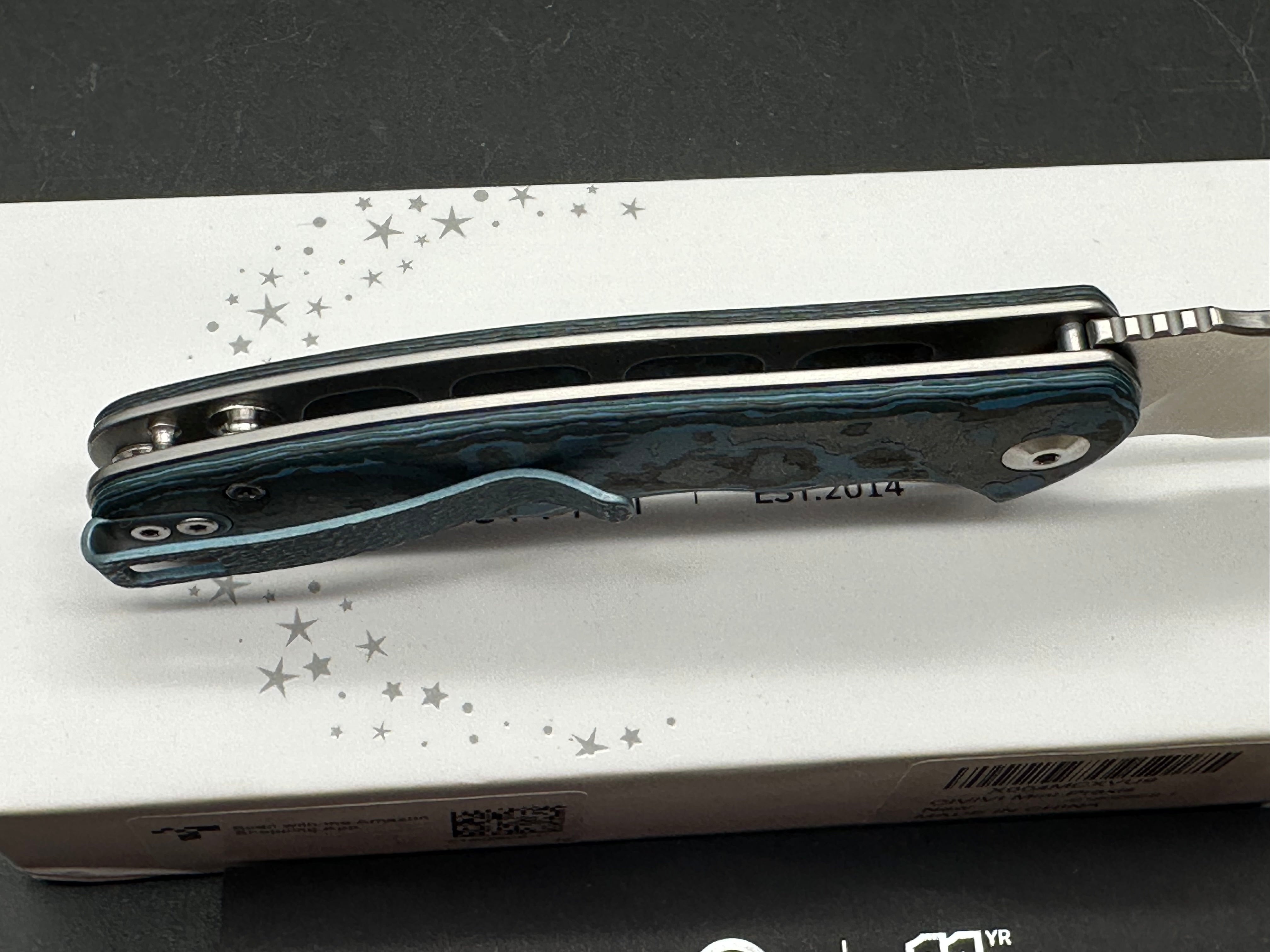 Civivi limited 11th Anniversary Edition S35V and blue fat carbon