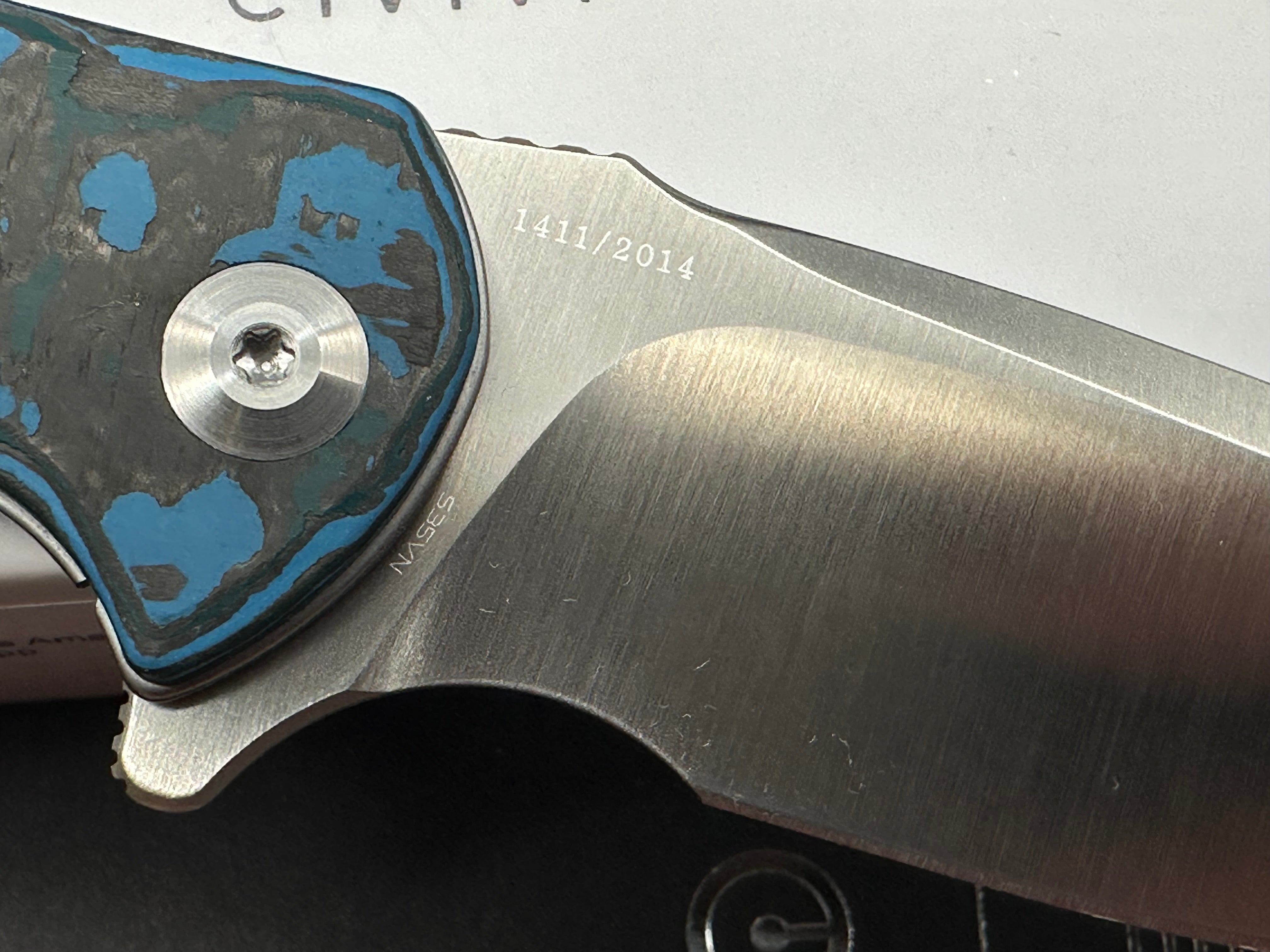 Civivi limited 11th Anniversary Edition S35V and blue fat carbon
