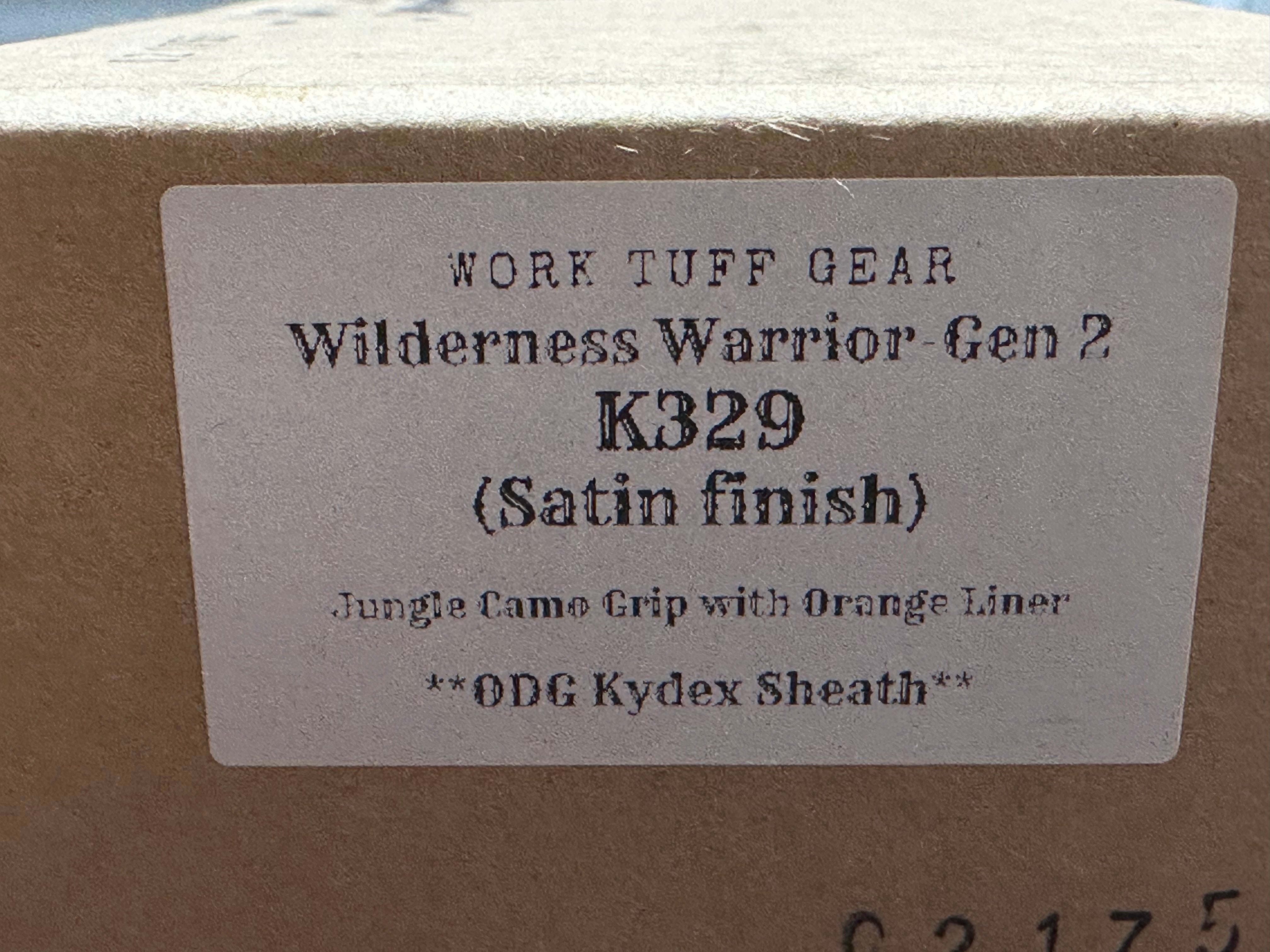 Work Tuff Gear - Wilderness Warrior Gen 2 fixed blade