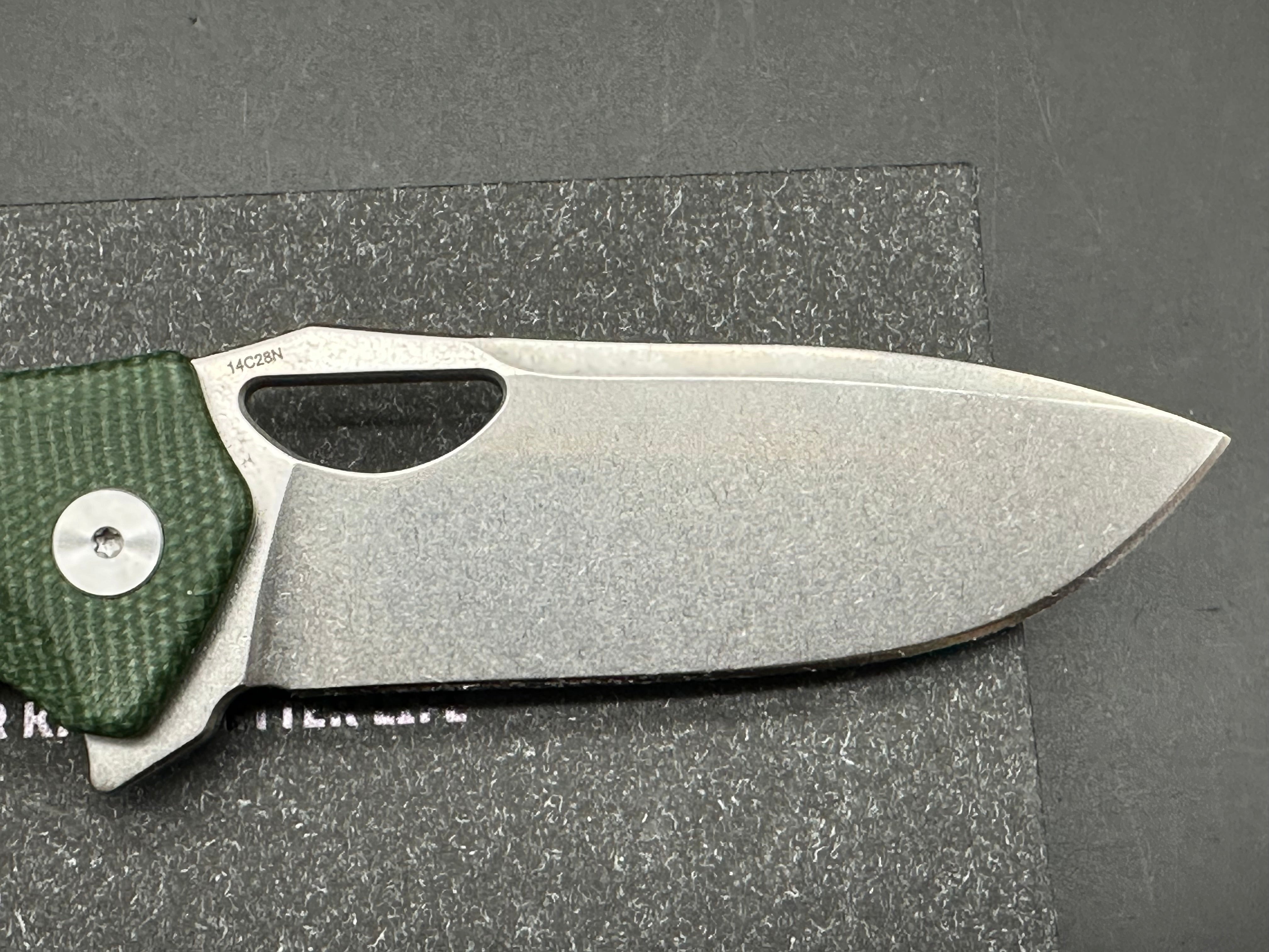 QSP GORILLA LINER LOCK GREEN MICARTA HANDLE 14C28N