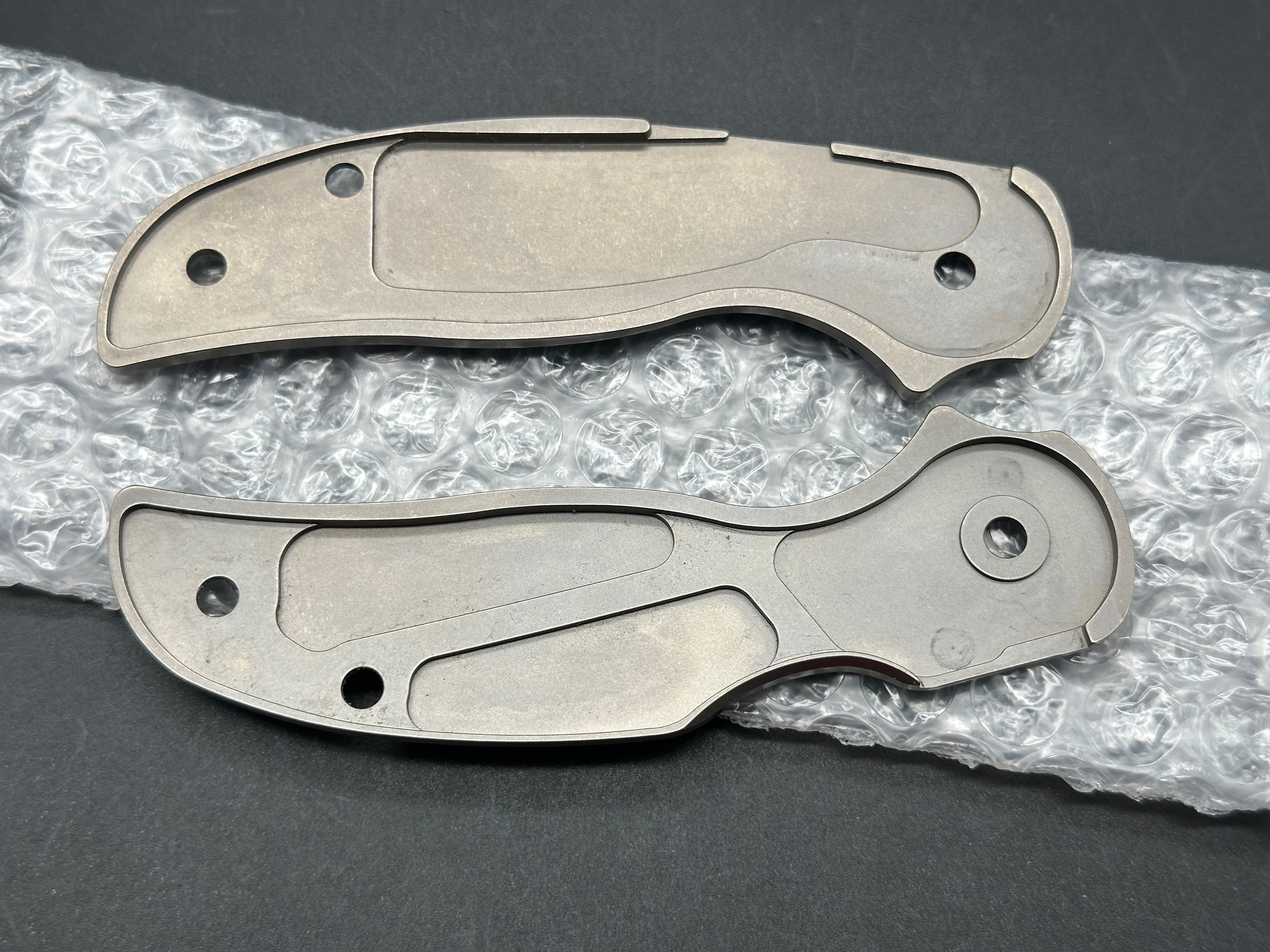 Parsons Bladeworks Ripple Ti Scales for Spyderco Sage 5 LW