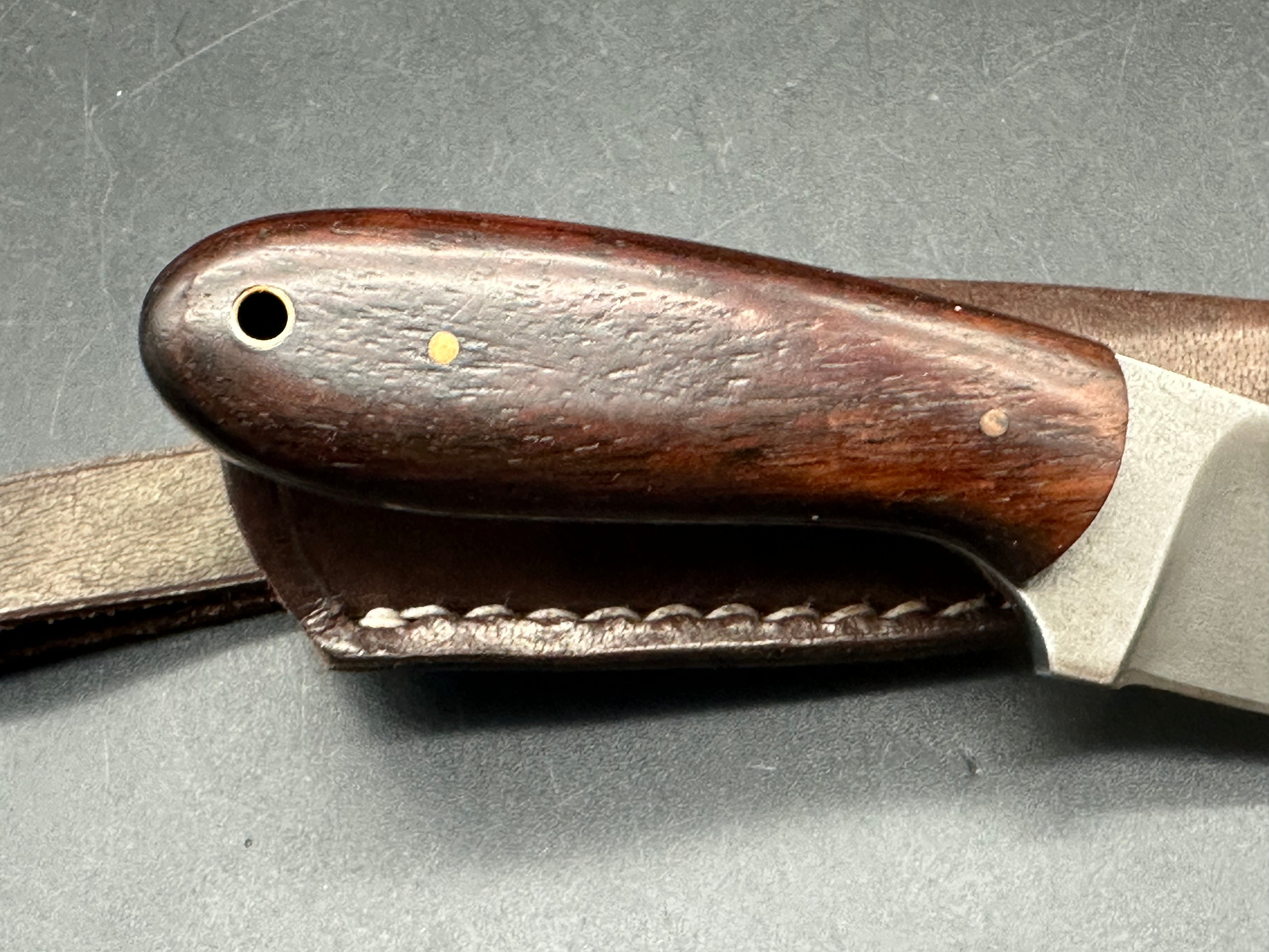 Younique Design Small Paring Knife w/Wootz Steel blade