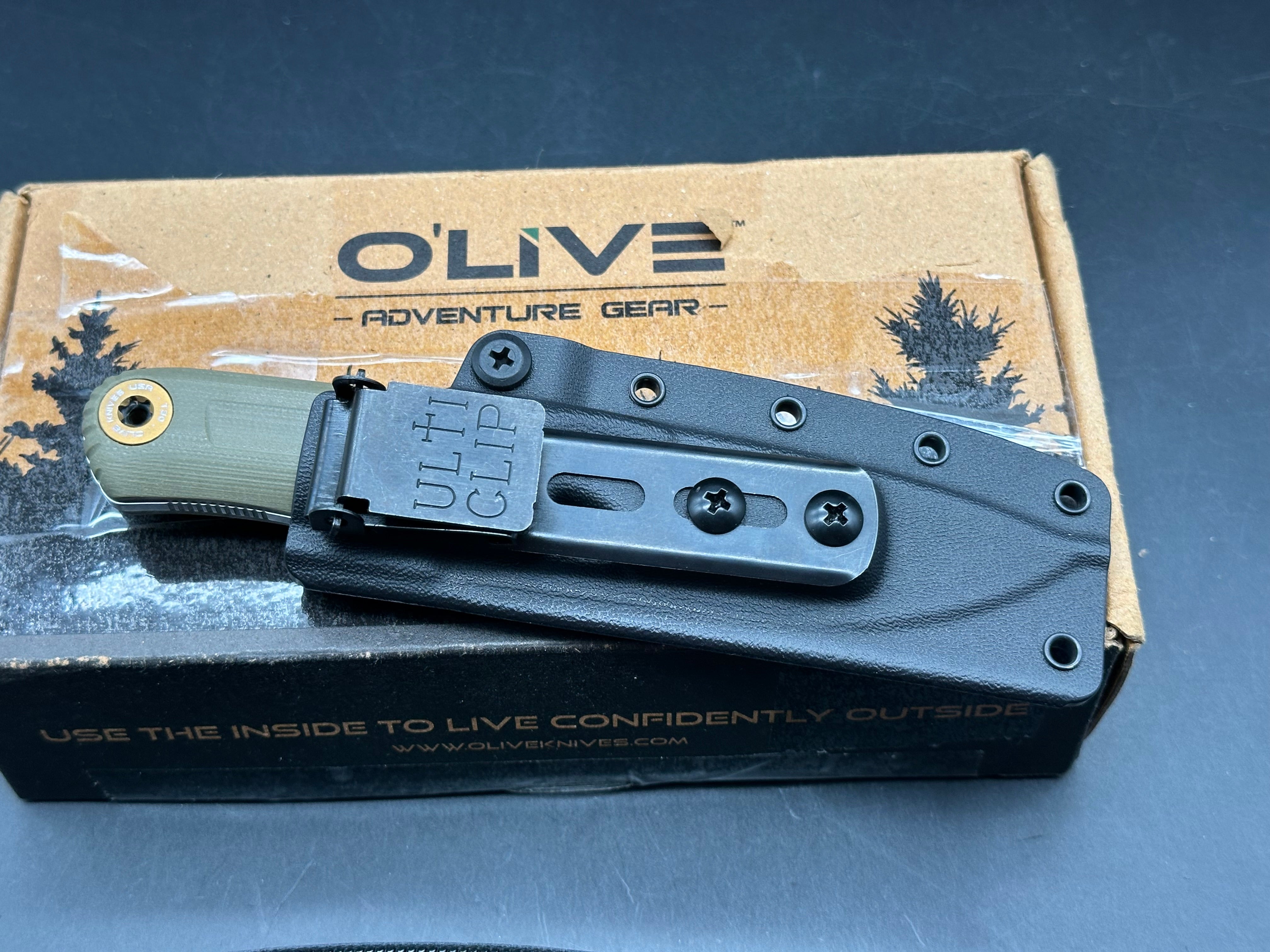 Olive Knives VENARI | COMPACT CARRY FIXED BLADE ELMAX