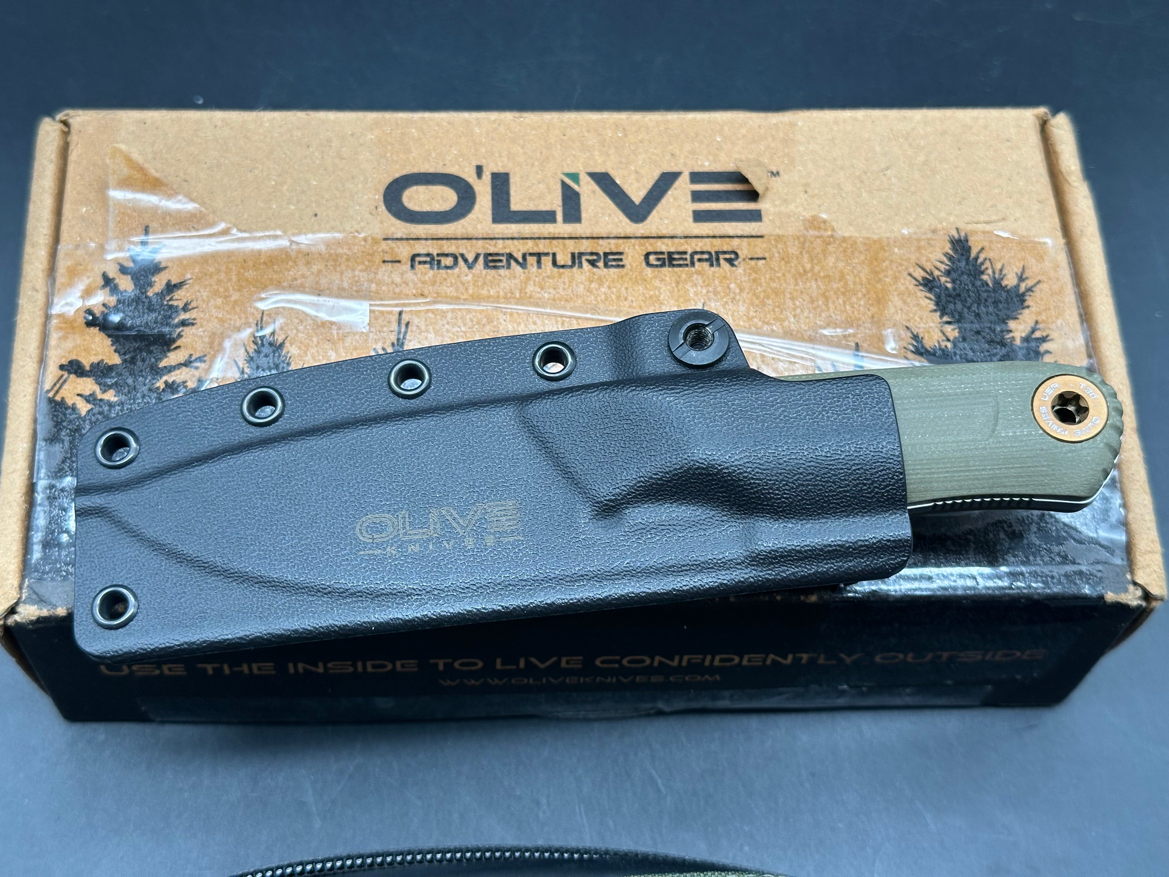 Olive Knives VENARI | COMPACT CARRY FIXED BLADE ELMAX